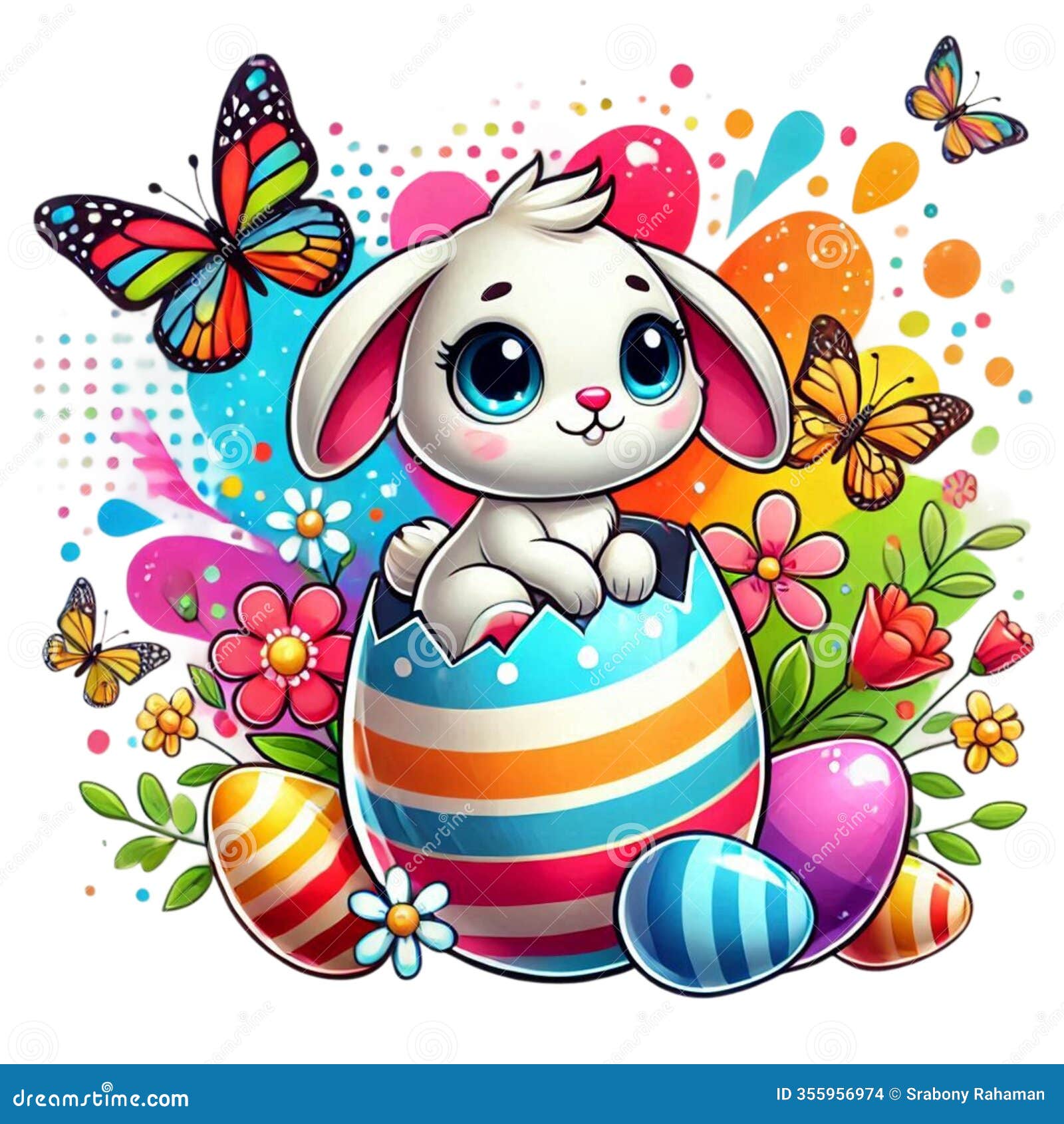 easter sunday retro vintage bunny rabbit png clipart  transparent png graphics t-shirt 