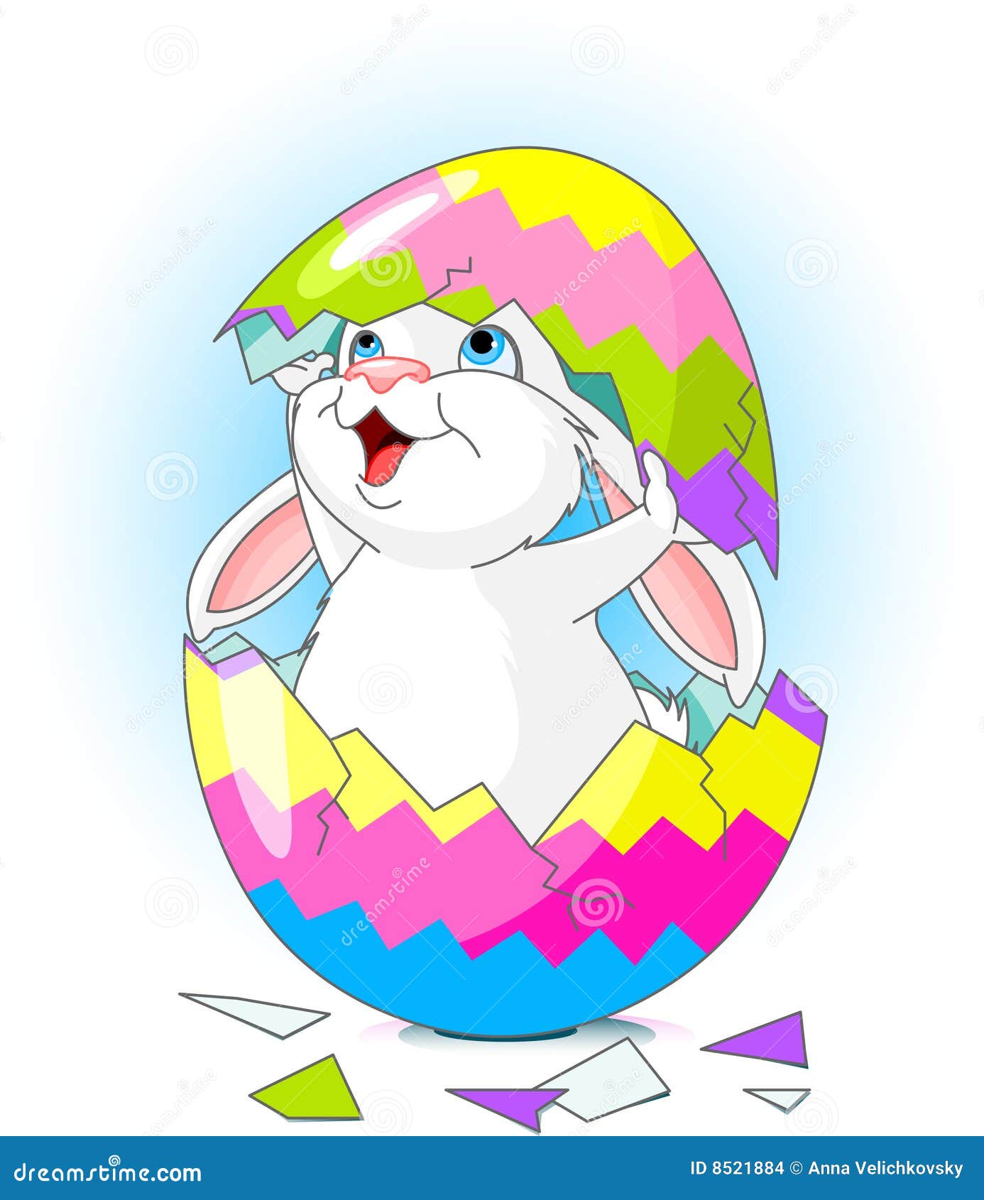 Easter surprise stock vector. Illustration of bunny, surprise 8521884