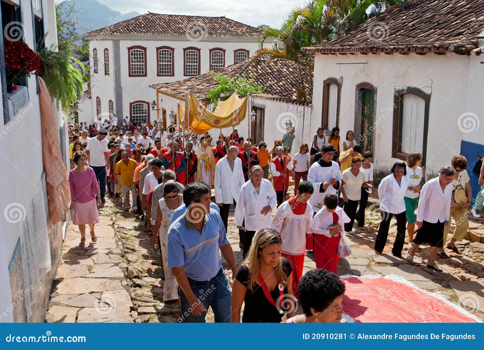 Eastern Procession Tiradentes Brazil Editorial Photo Image of minas