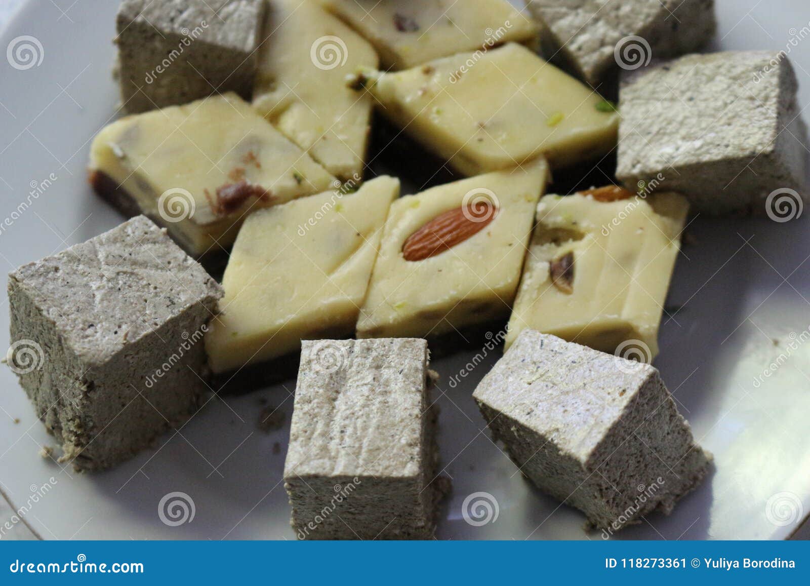 Eastern Sweets. Different Grades of Halva Stock Image Image of sweets