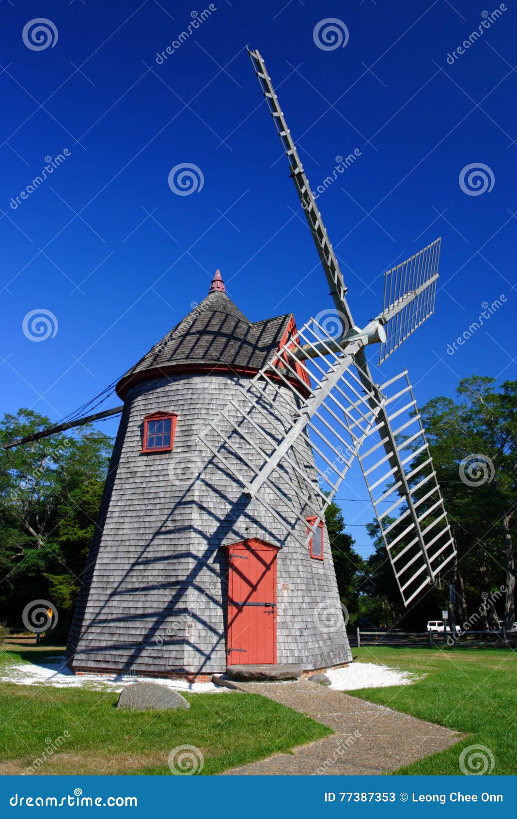Eastham Windmill Cape Cod, Massachusetts, USA Stock Image Image of