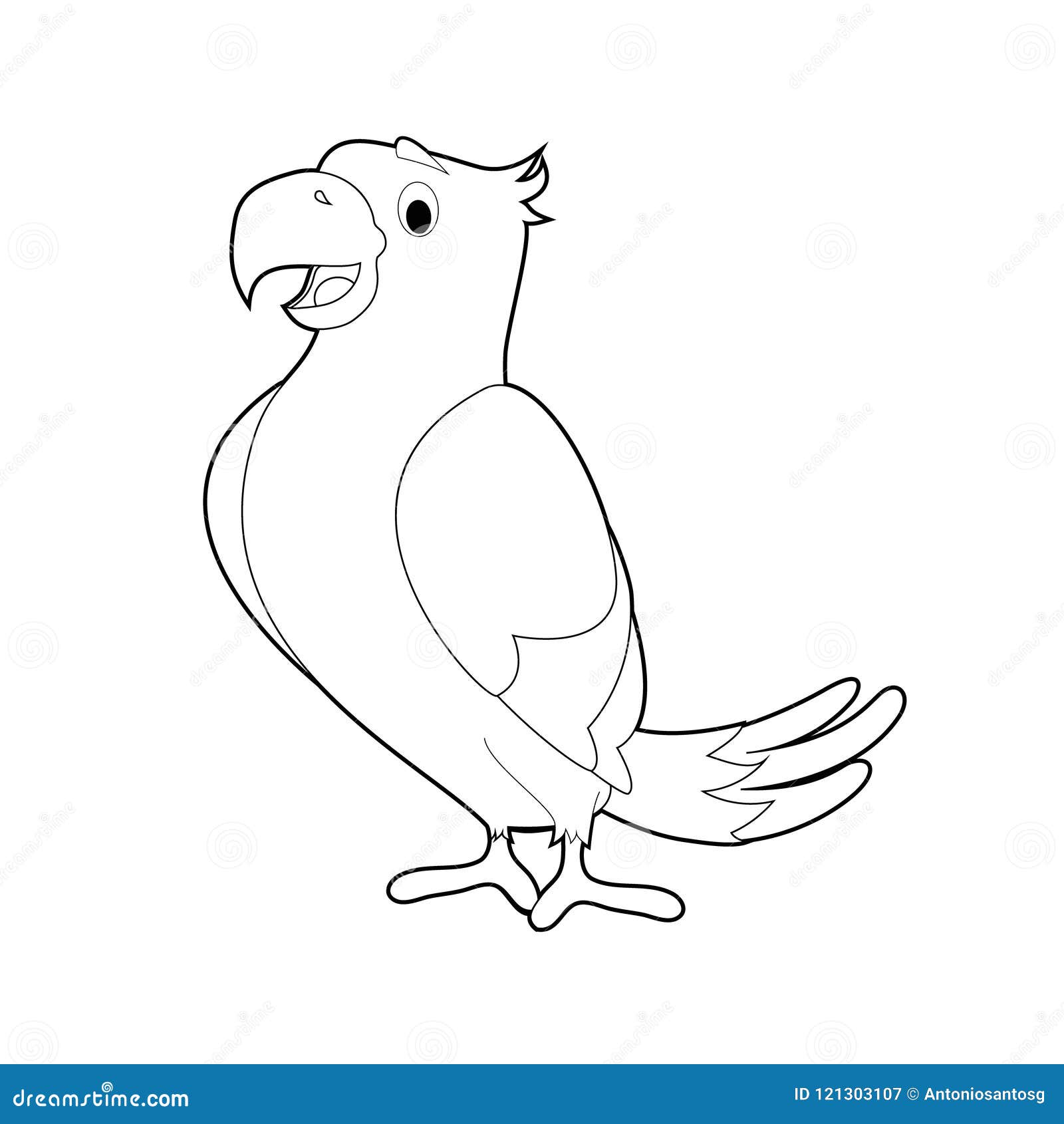 How Draw Parrot Step By Step Stock Vector (Royalty Free) 2300703665 |  Shutterstock