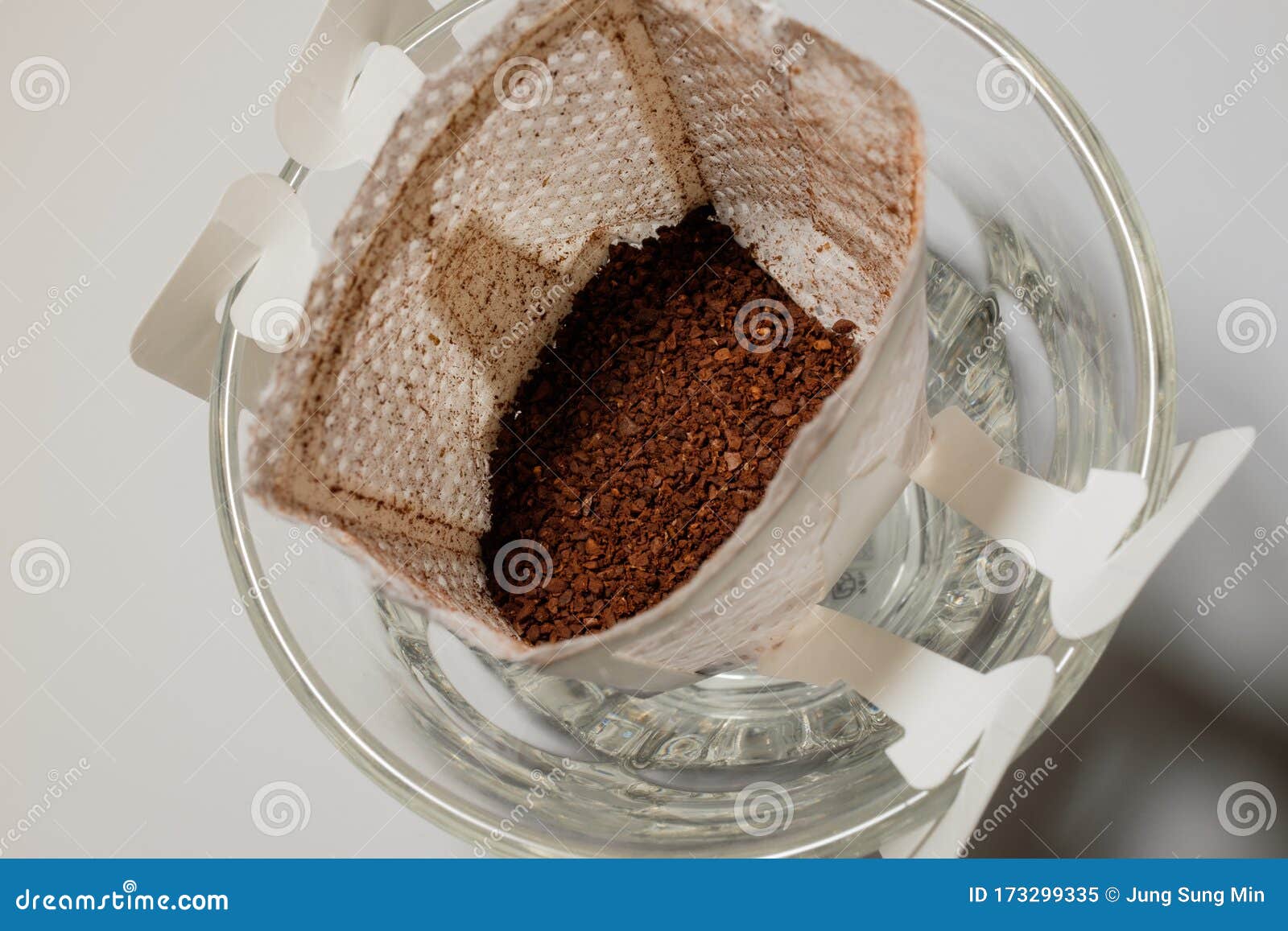 Easy Disposable Drip Bag Coffee Stock Image Image of caffeine, food