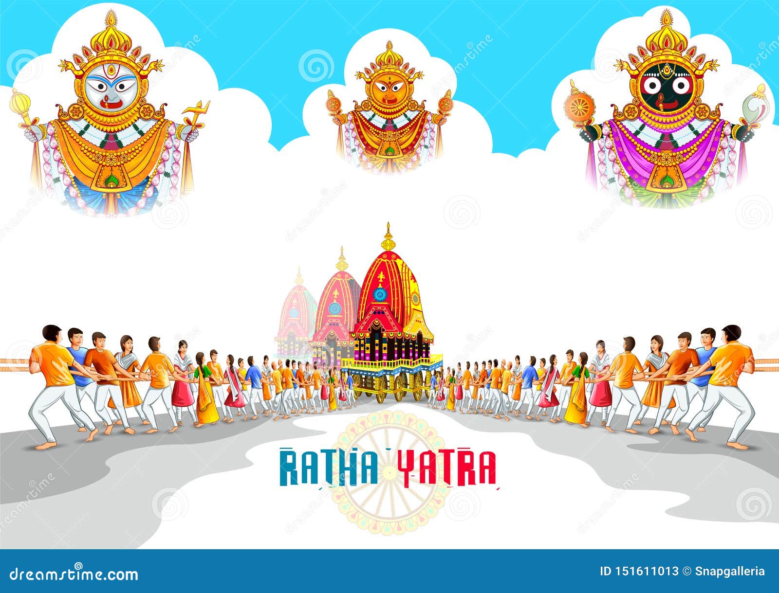 Rath Yatra | Easy drawings, Art drawings for kids, Rath yatra