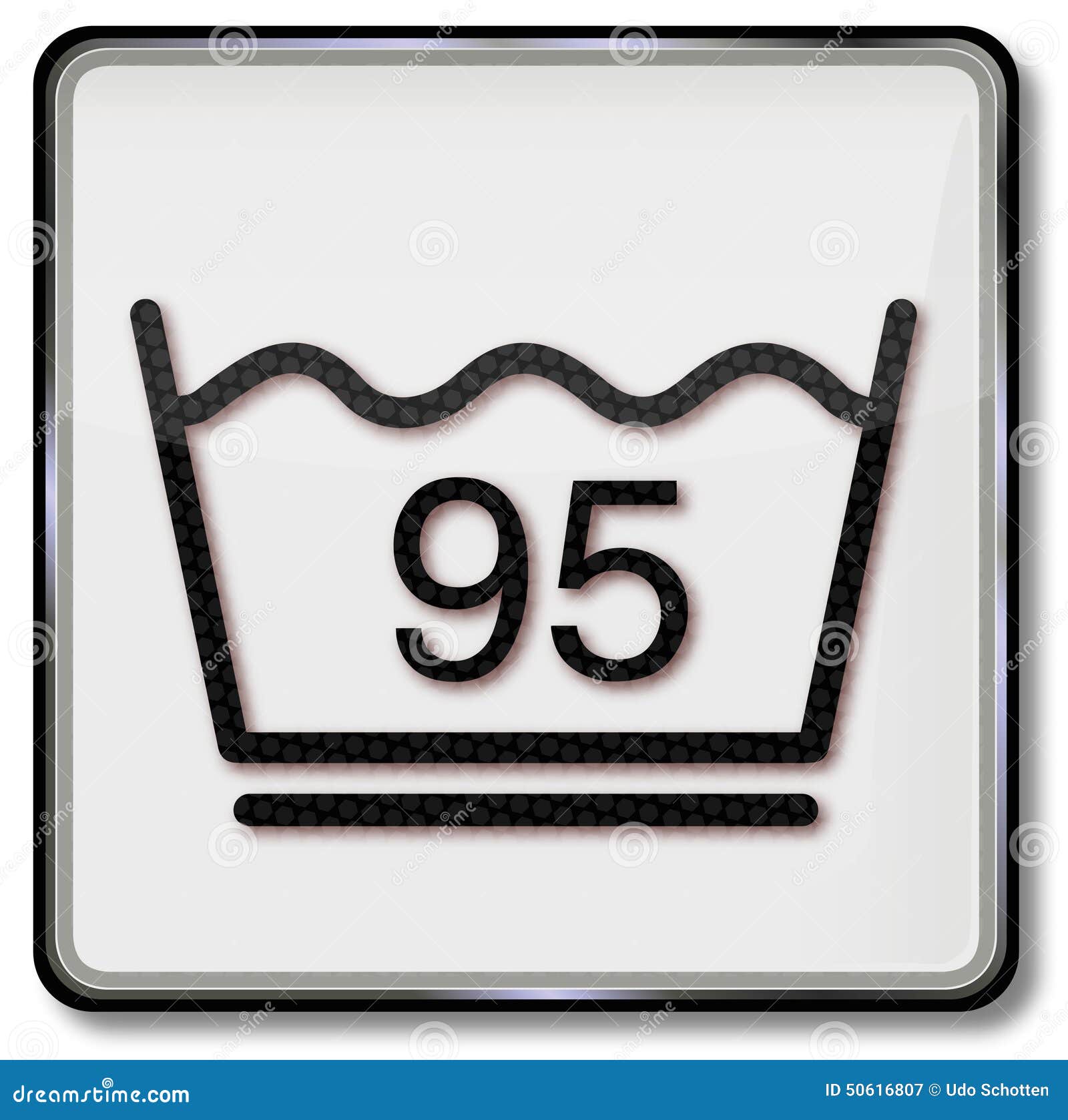 Easy Washing With 95 Degrees Celsius Stock Photo Image 50616807