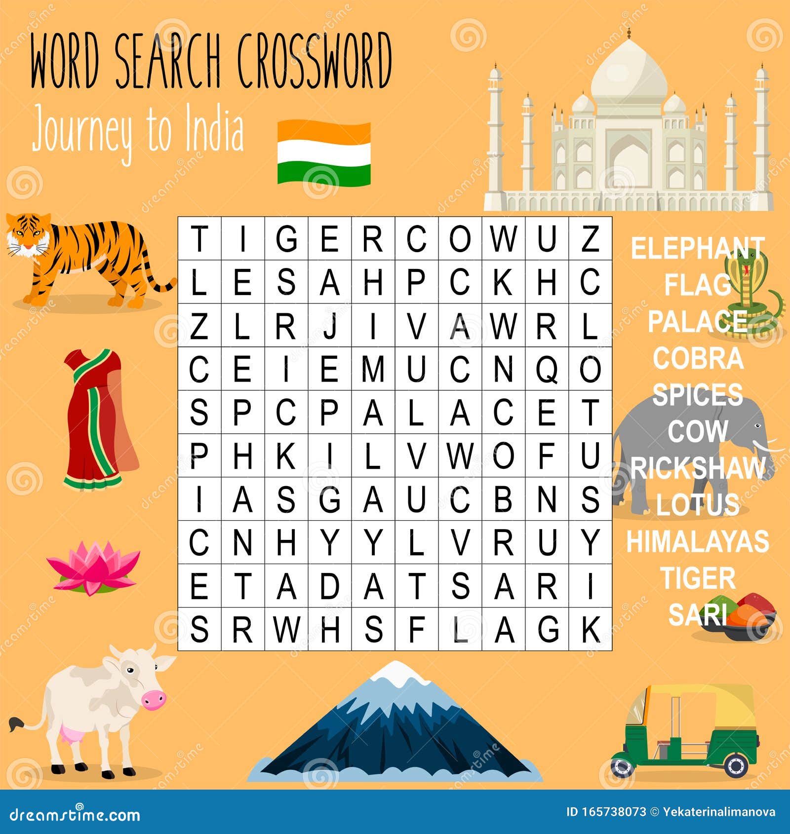 indian tourist center crossword