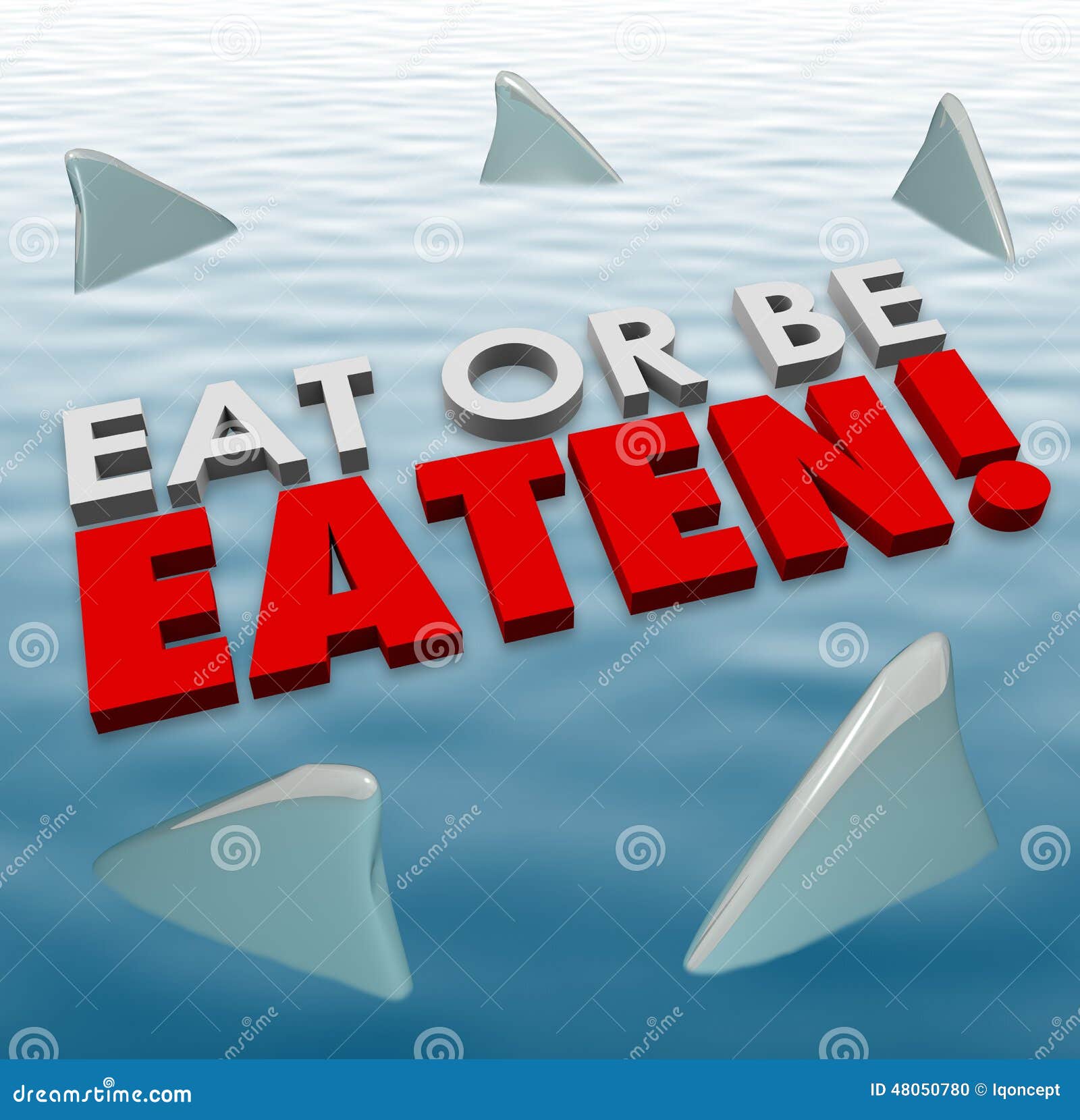 eat or be eaten sharks fins swimming fierce deadly competition