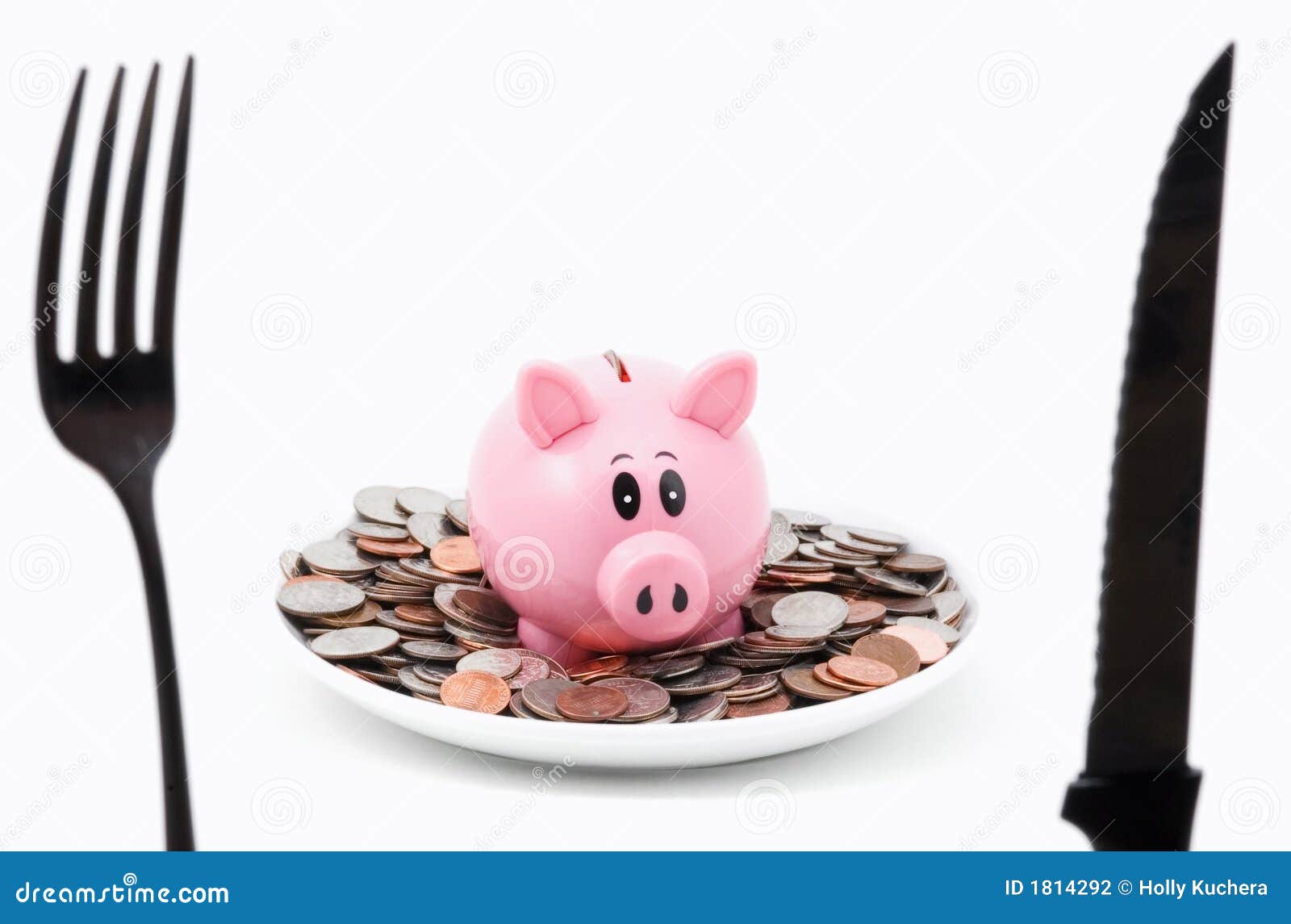 Eat Up Your Cash stock photo. Image of finances, white - 1814292