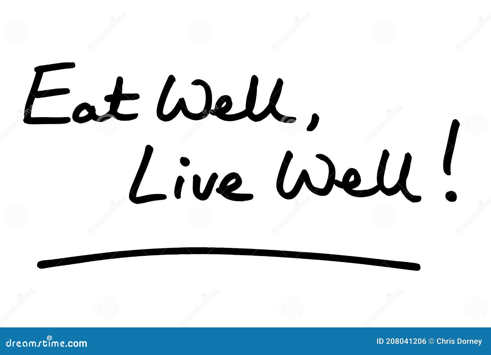 Eat Well, Live Well stock illustration. Illustration of cardiovascular