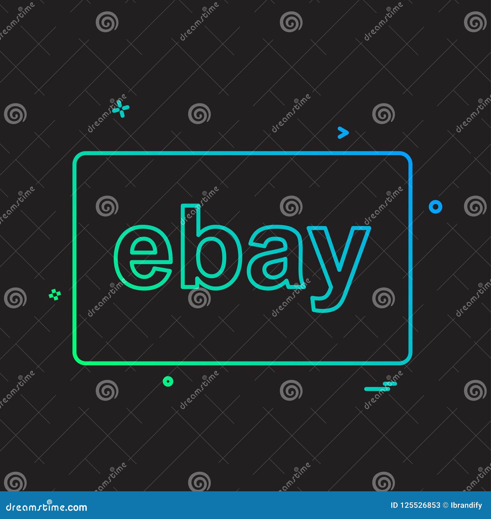 Ebay card design vector editorial stock photo. Illustration of debit