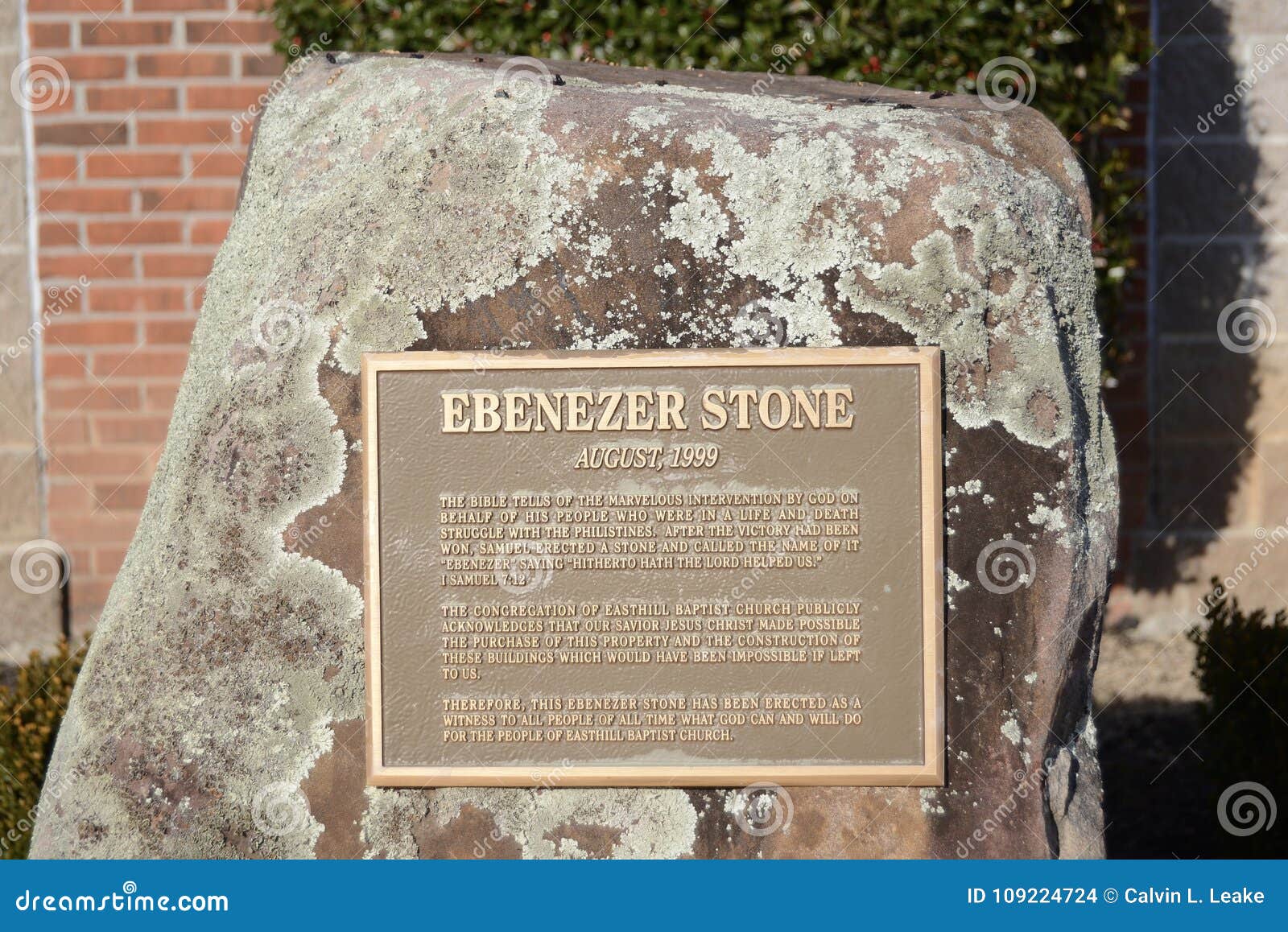 ebenezer stone of remembrance