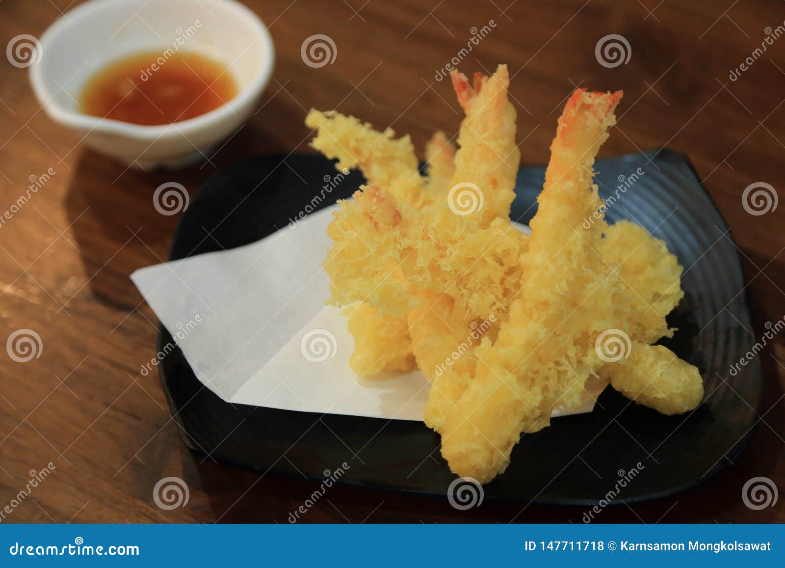 Ebi Tempura, Deep Fried Shrimp with Flour, Traditional Japaneses Recipe ...