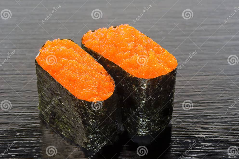 Ebiko Sushi stock image. Image of dish, cucumber, cook 17454957