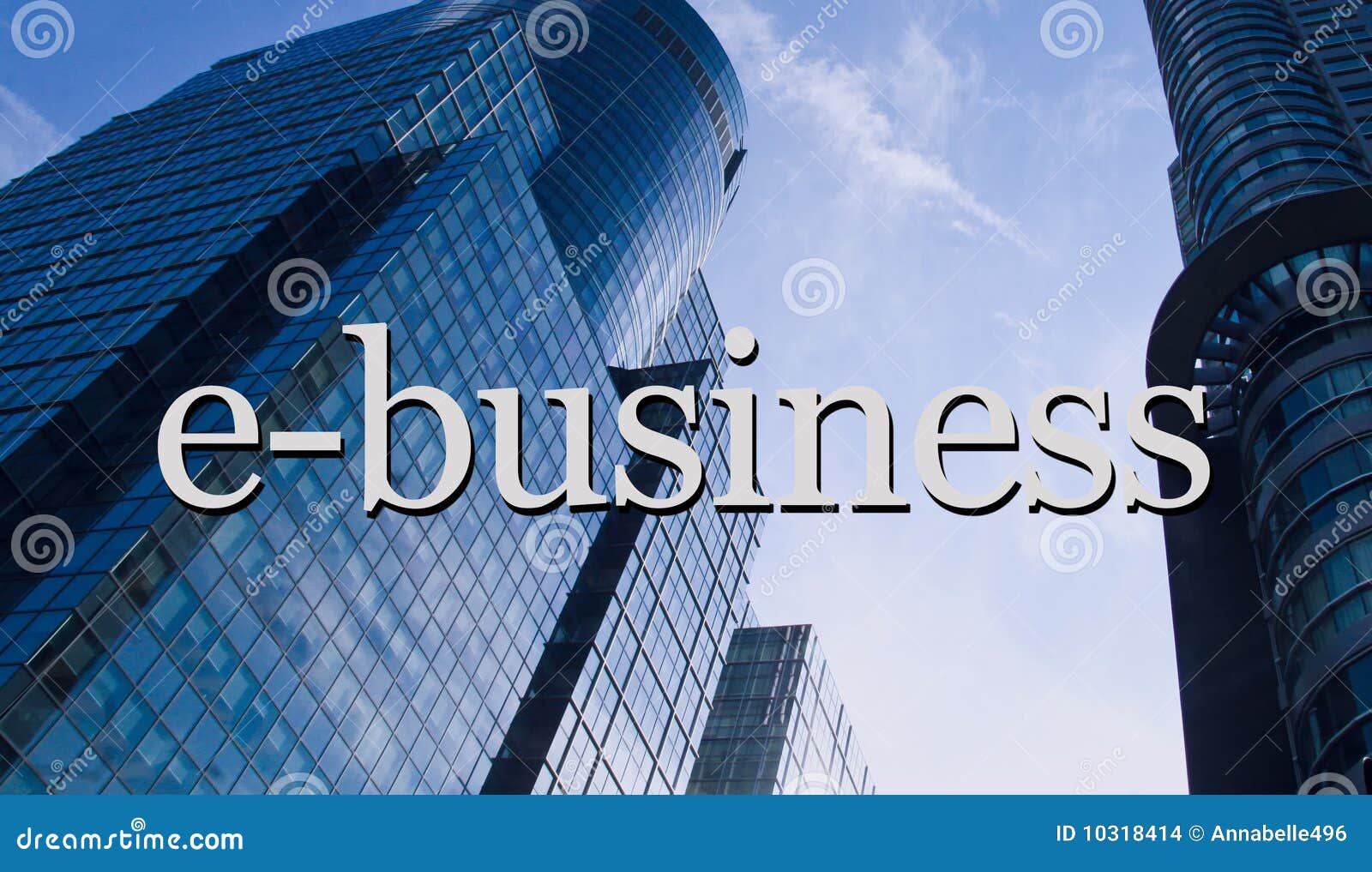 Ebusiness stock photo. Image of center, city, blue, towers 10318414