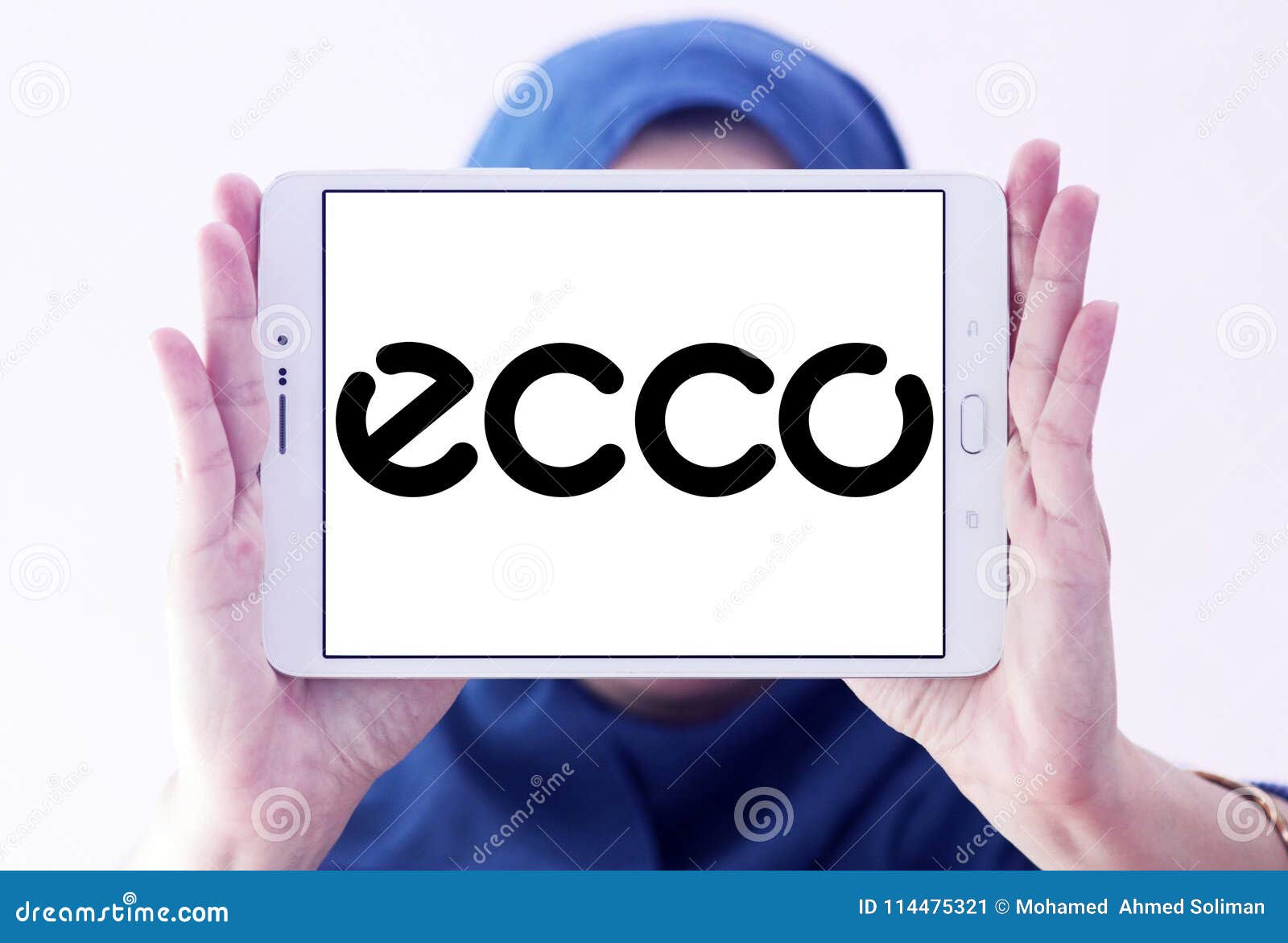 ecco logo white