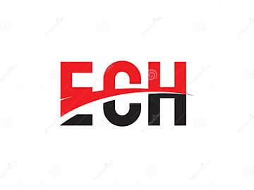 ECH Letter Initial Logo Design Vector Illustration Stock Vector ...