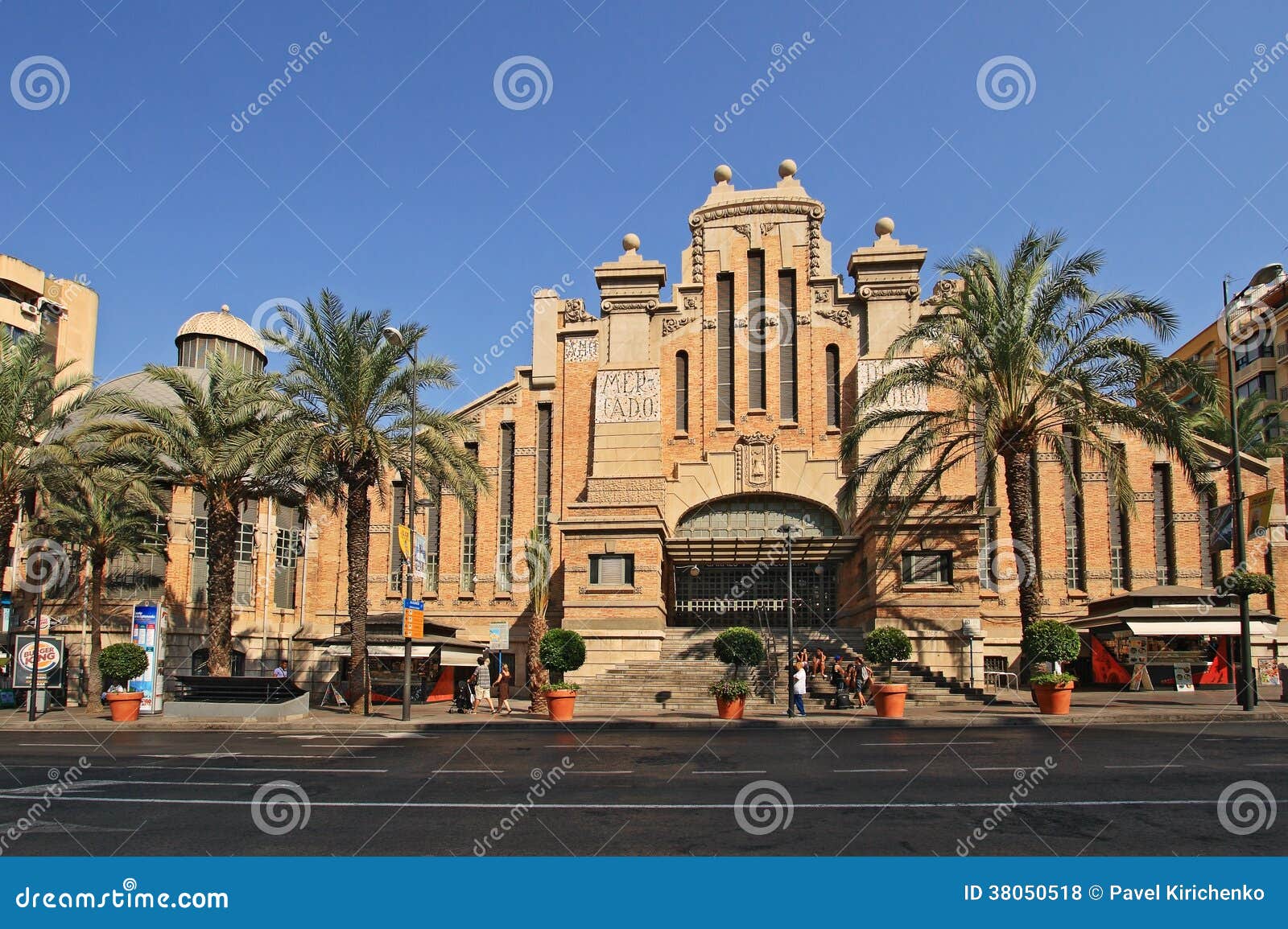 eclectic style central market of alicante