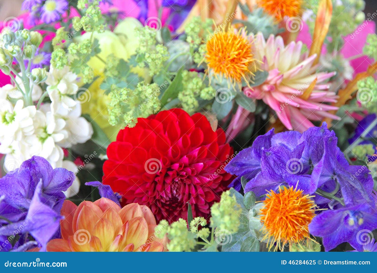 eclectic wedding flowers bouqet