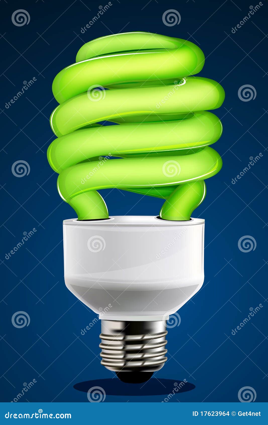 Ecofriendly cfl stock illustration. Illustration of fluorescent 17623964