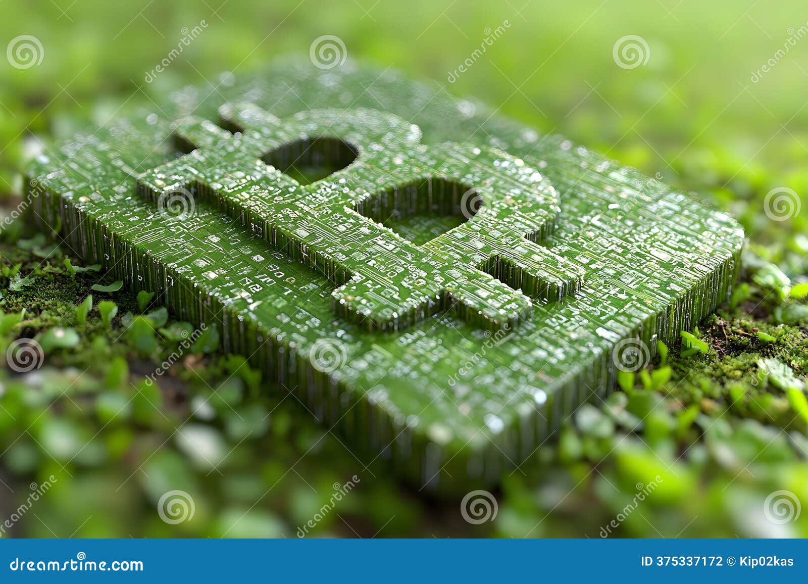 Eco-Friendly Cryptocurrency Conceptual Design with Digital Bitcoin Symbol  on Greenery Generative AI Stock Illustration - Illustration of money,  currency: 375337172