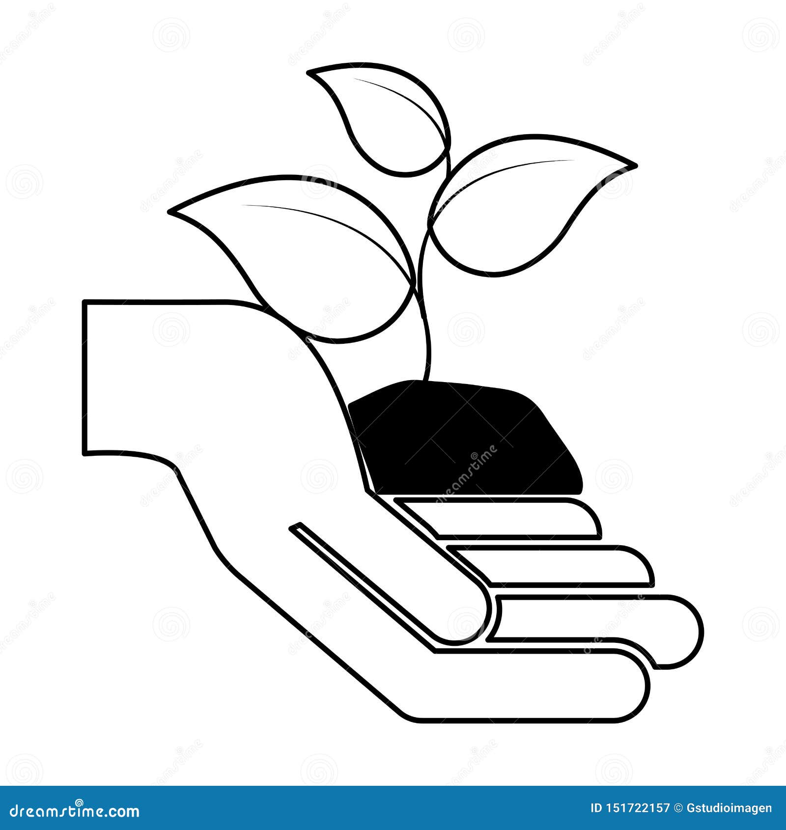 Eco friendly environment stock illustration. Illustration of plant