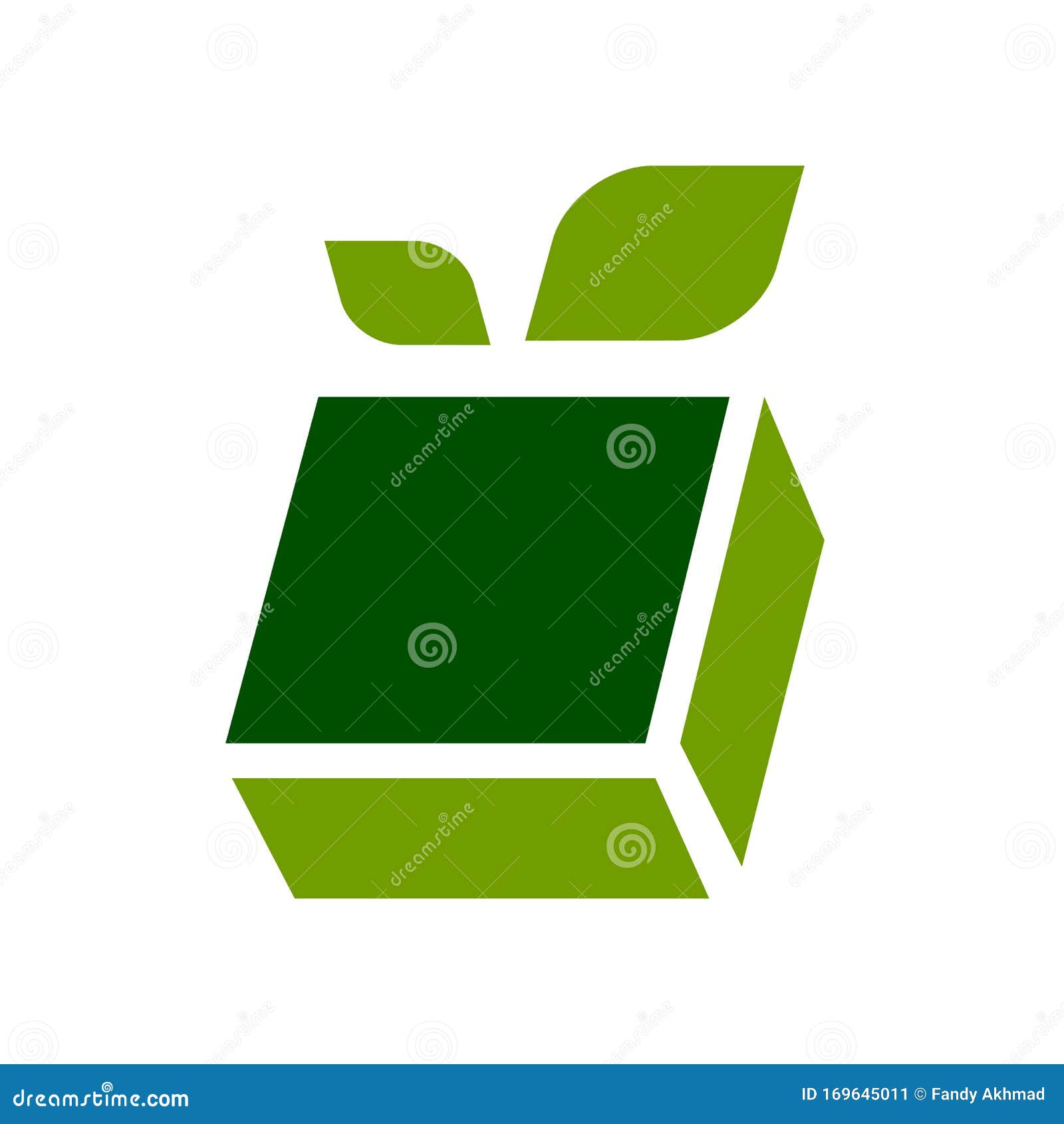 Eco Friendly Green Packaging Icon Logo Design Vector Symbol