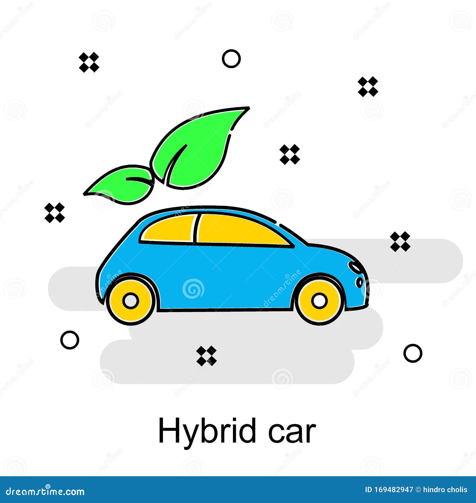 Eco-friendly Hybrid Car Vector Illustration Stock Vector - Illustration of conservation, ecology: 169482947 Eco-friendly Hybrid Car Vector Illustration Stock Vector - Illustration of conservation, ecology: 169482947