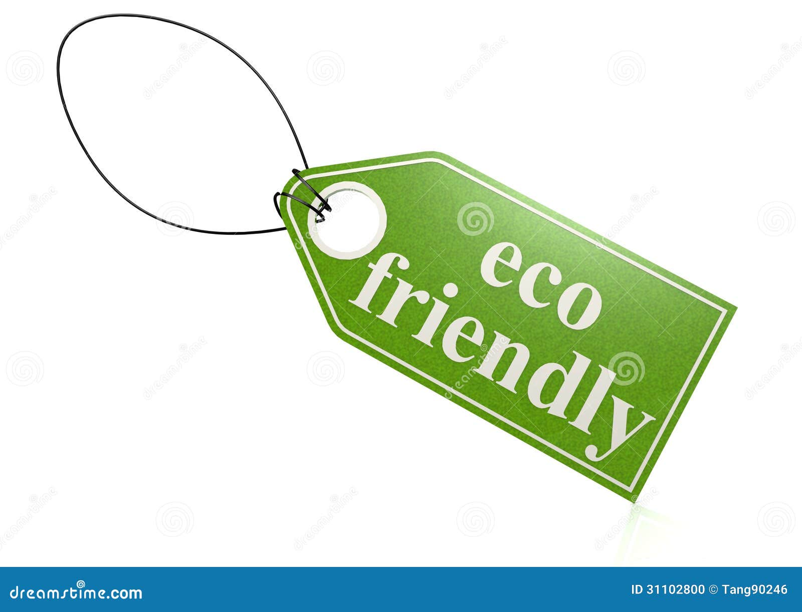 Eco friendly tag stock illustration. Illustration of label 31102800