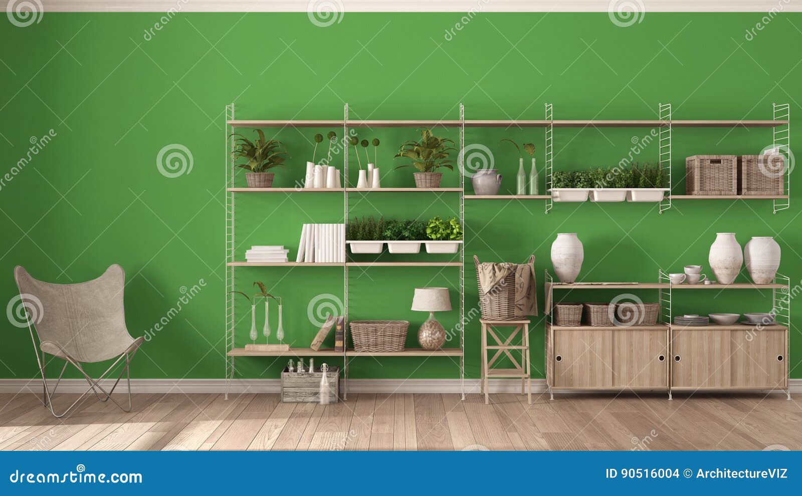 Eco Green Interior Design With Wooden Bookshelf Diy Vertical Ga