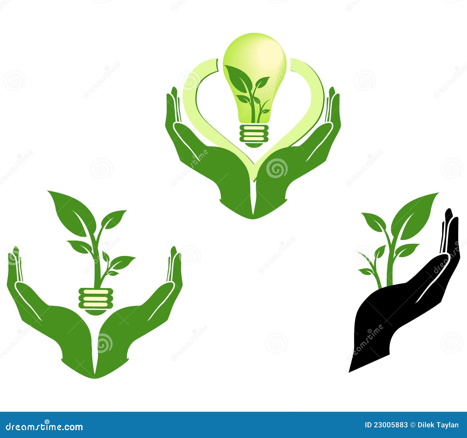 of nature life symbols in Image: Stock Eco  Photos 23005883 Green Symbol