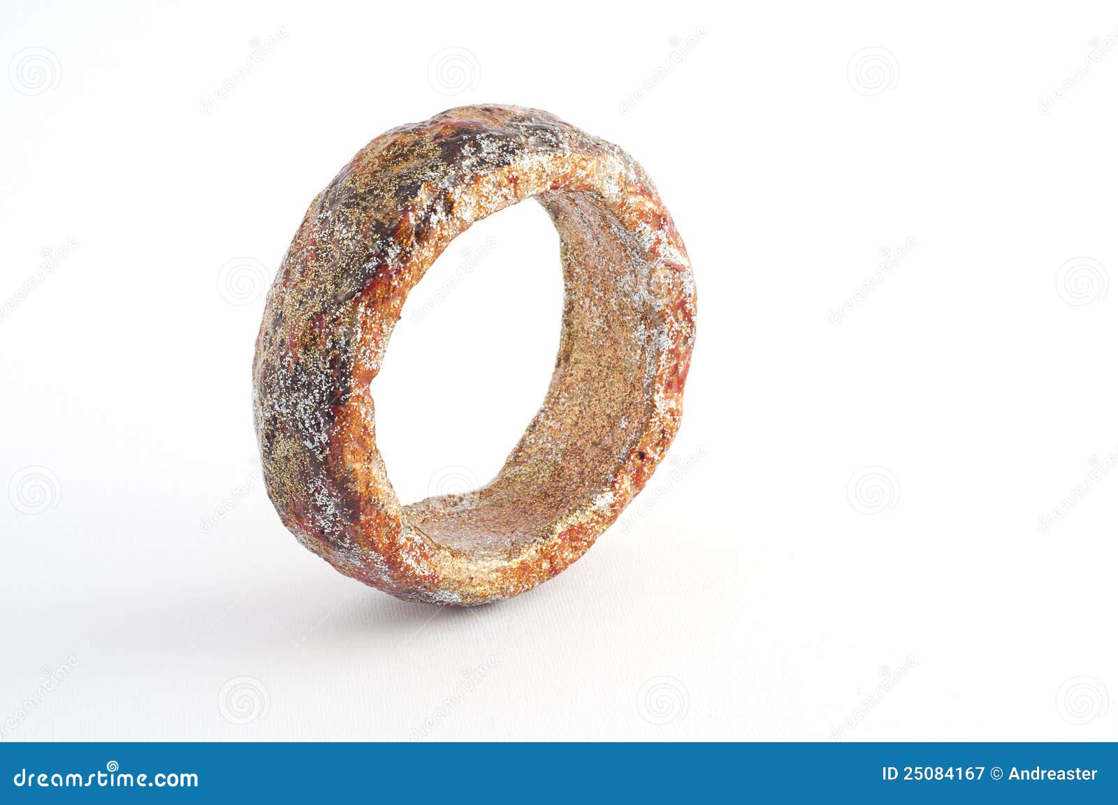 Eco Jewelry Bracelet in Paper Mache Stock Image Image of metal