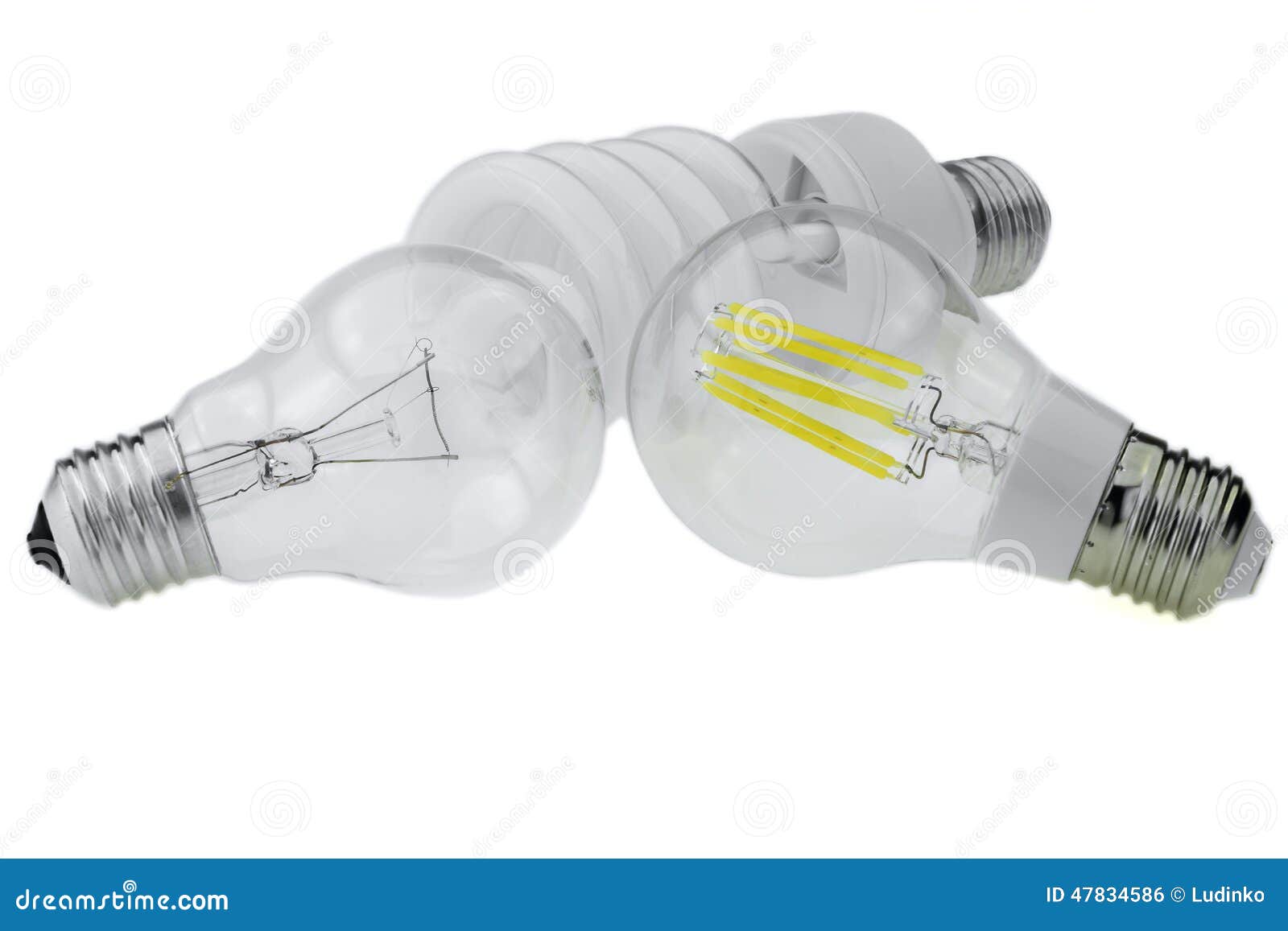 Eco LED E27 Bulb, Classic Tungsten and Compact Fluorescent Lamp Stock