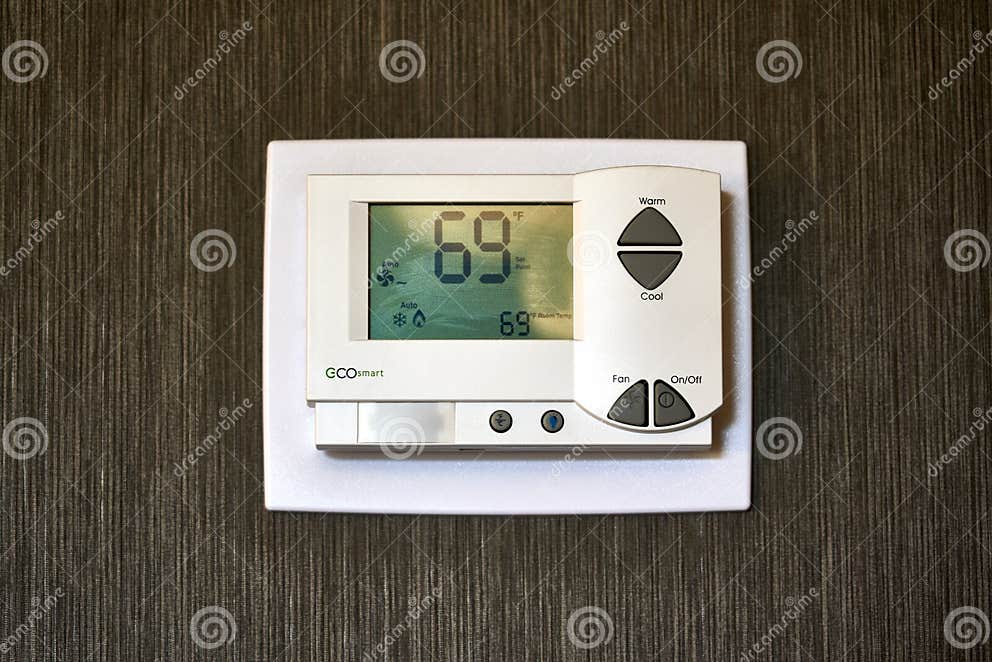 Eco Smart Hotel Thermostat by Editorial Photography Image of