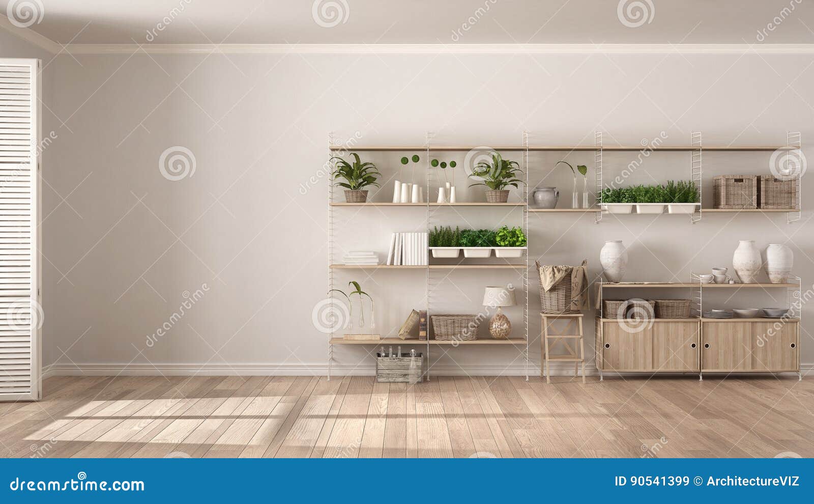 Eco White Interior Design With Wooden Bookshelf Diy Vertical Ga