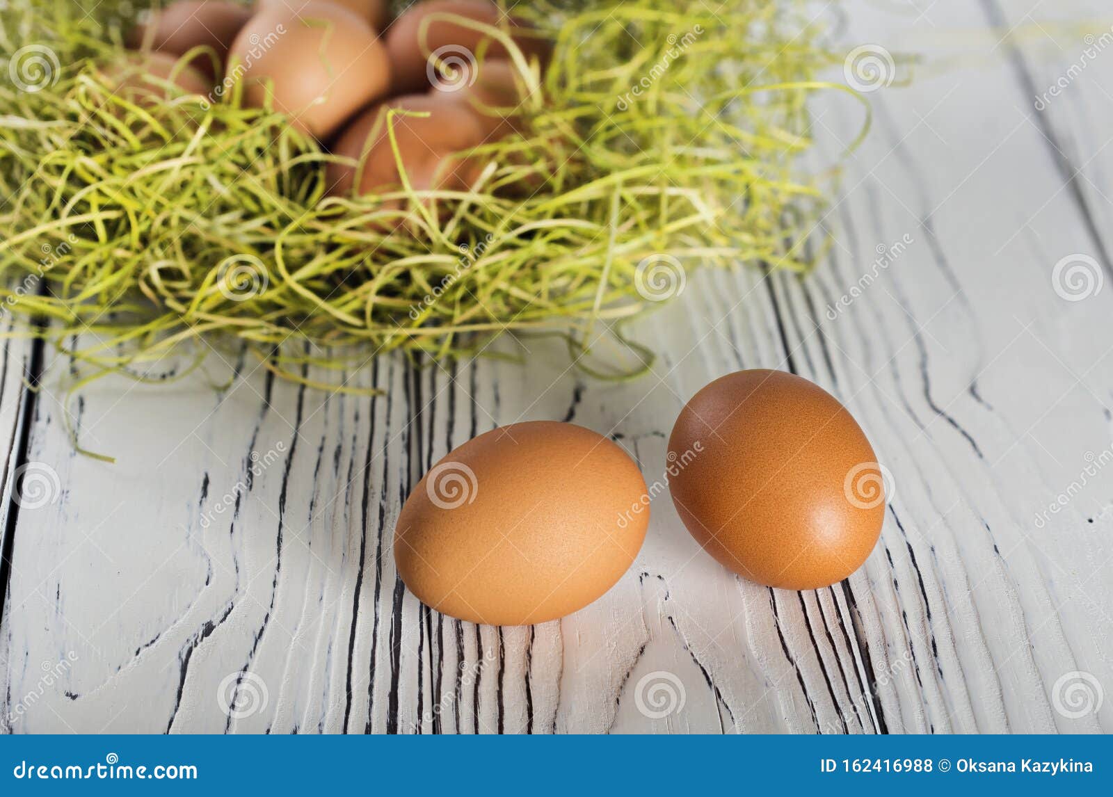 Ecological Eggs. a Useful Product a Lot of Calcium and Protein Stock