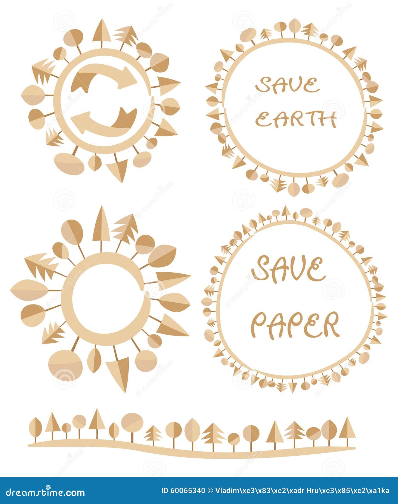 ecological flat paper earth business tree circle recycle eco globe   logo background