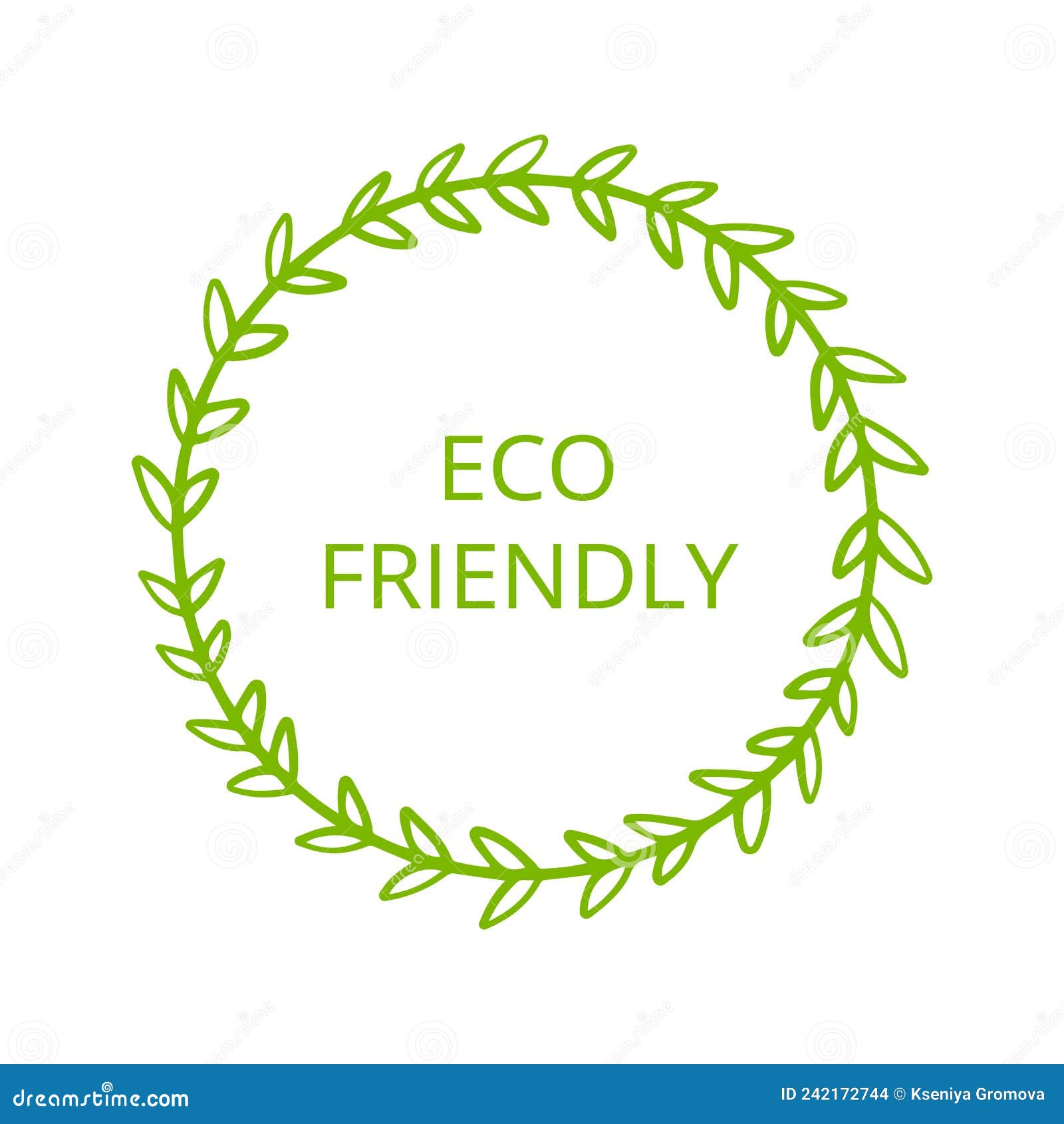 ecological icon. eco-friendly label.  