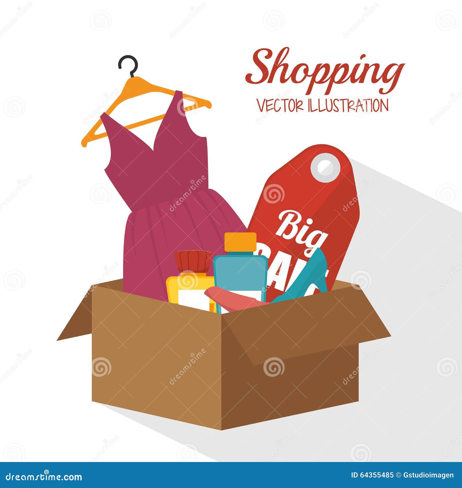 ECommerce and shopping stock illustration. Illustration of economy ...