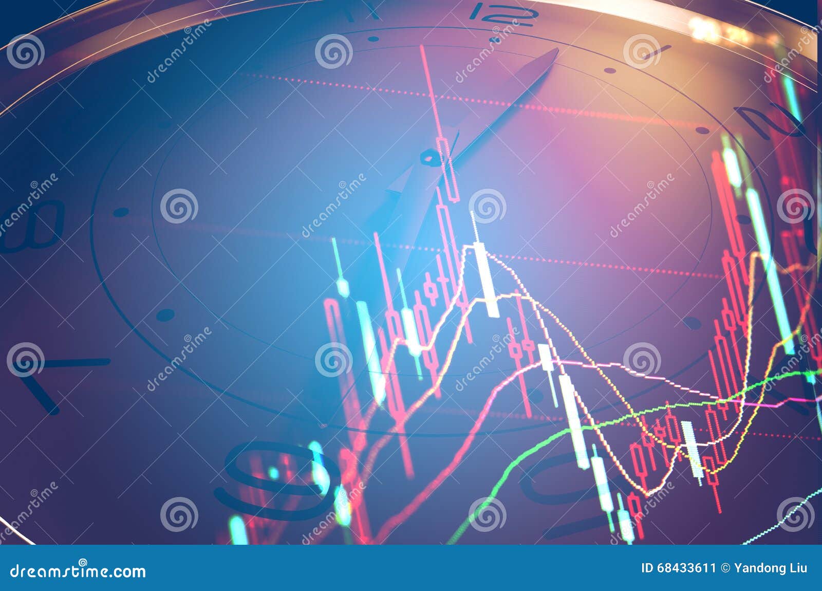 The Economic Development of Synthetic Background Stock Image - Image of