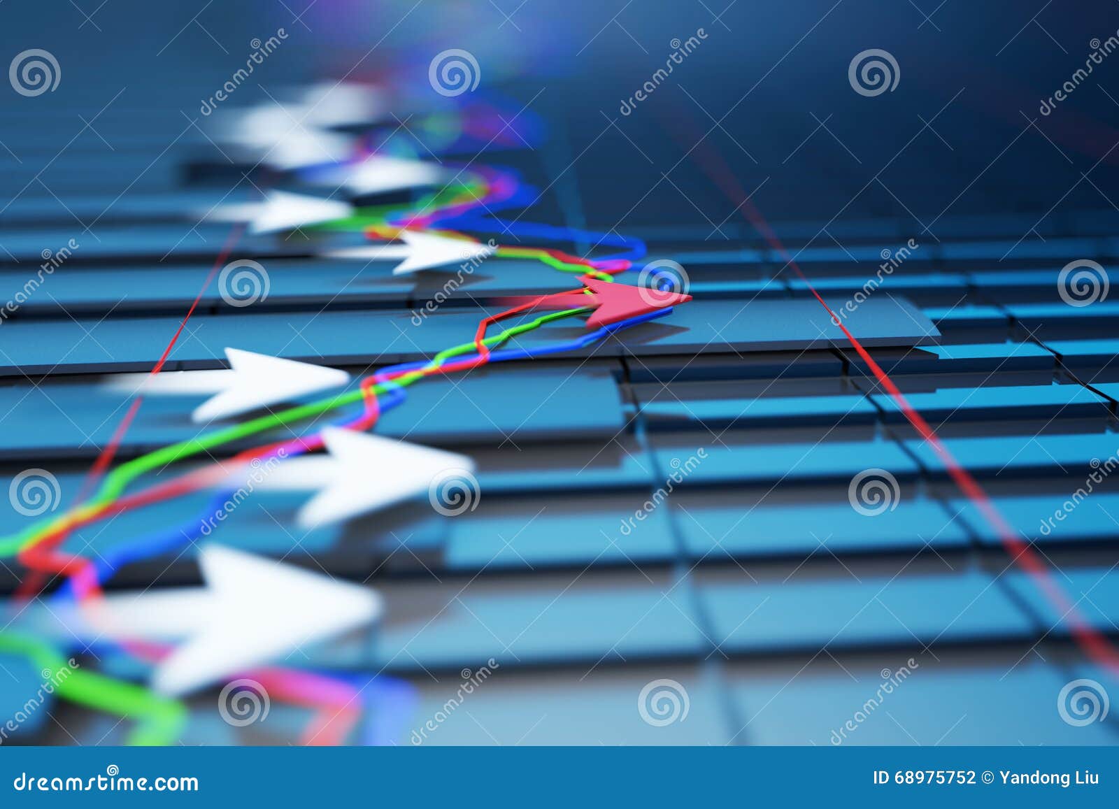 economic indicators and move forward with the arrow