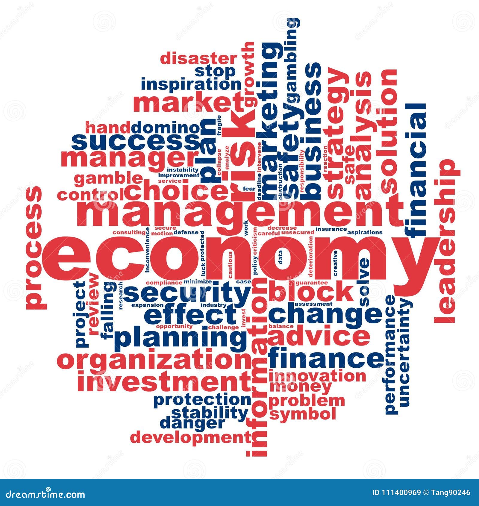 Economy word cloud stock illustration. Illustration of wordcloud