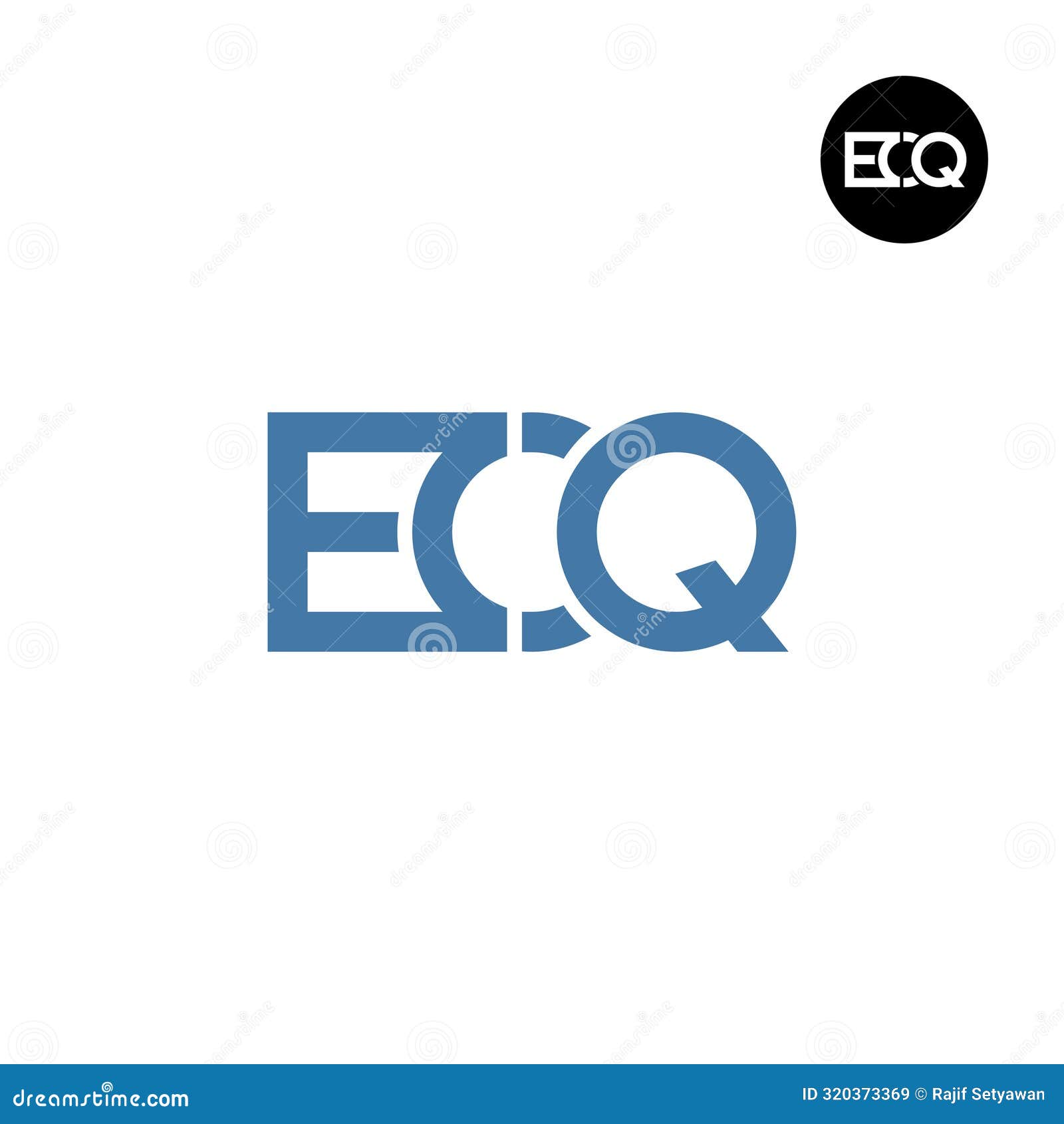 ecq logo letter monogram 