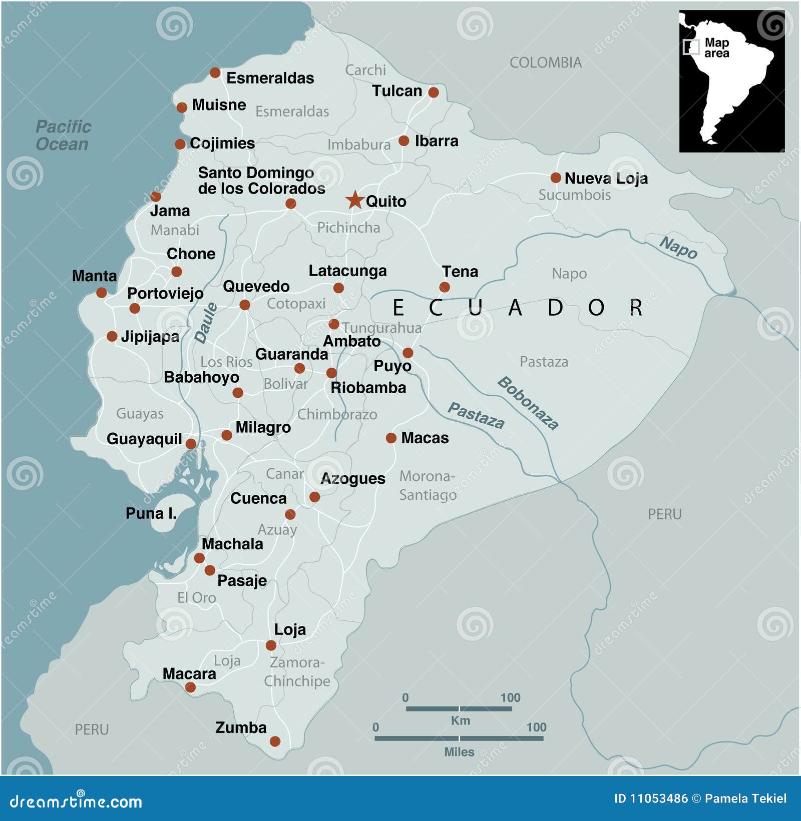 ecuador map