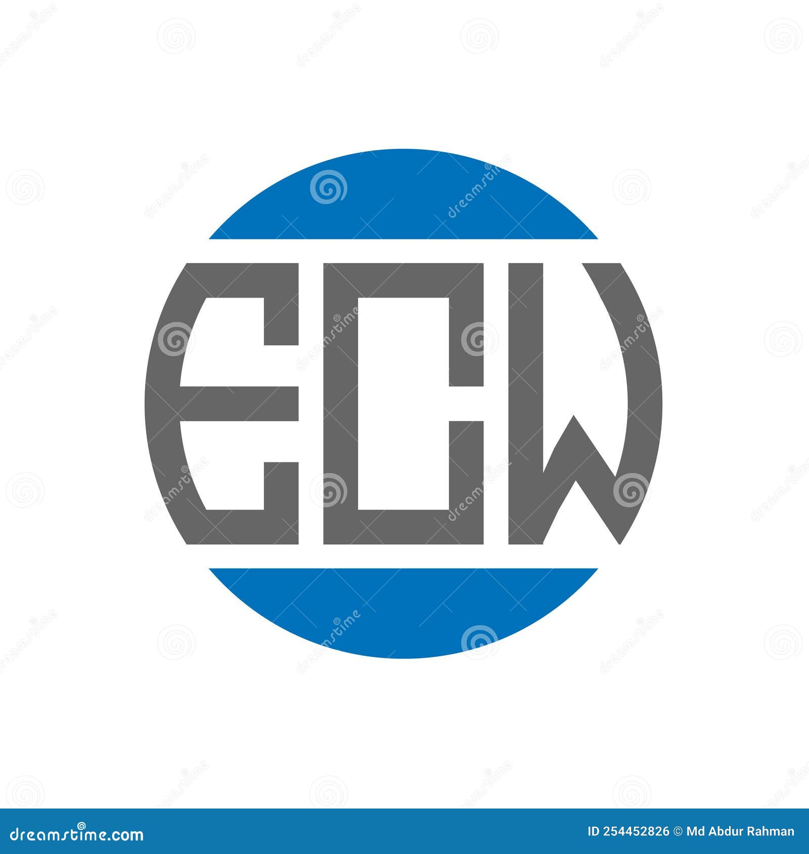 ECW Letter Logo Design on White Background. ECW Creative Initials Circle  Logo Concept Stock Vector - Illustration of shield, ecwshield: 254452826, image size:1600x1690