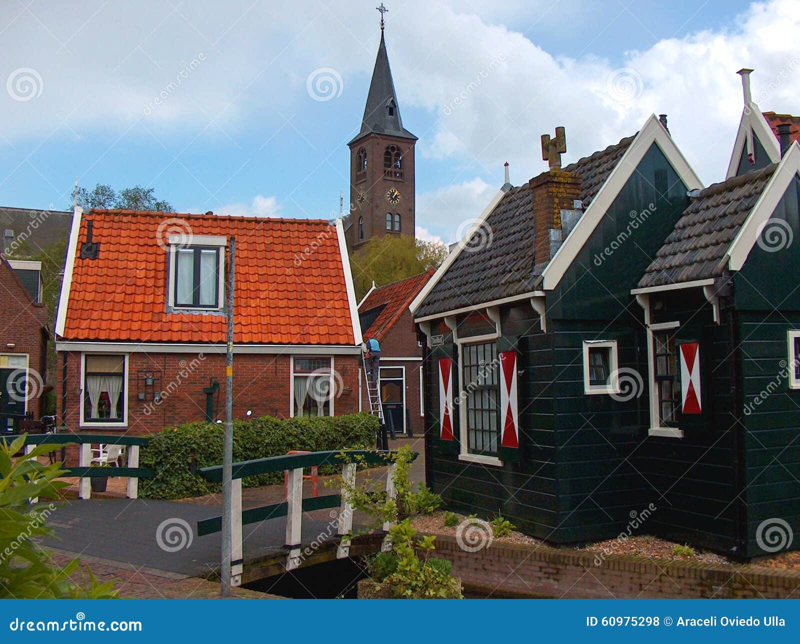 Edam Volendam stock photo. Image of zuiderzee, houses 60975298
