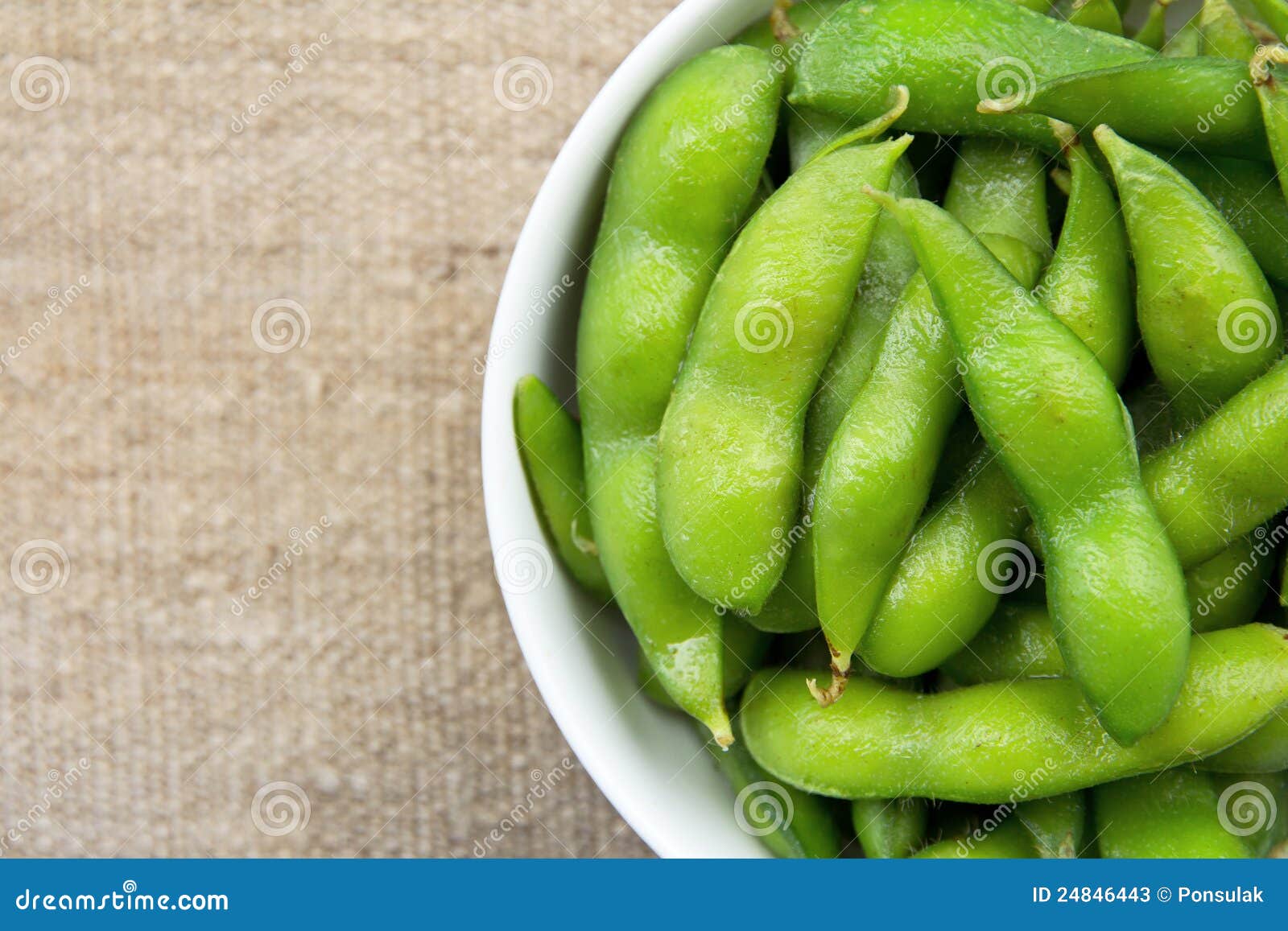 Edamame soy beans stock image. Image of appetizer, meal 24846443