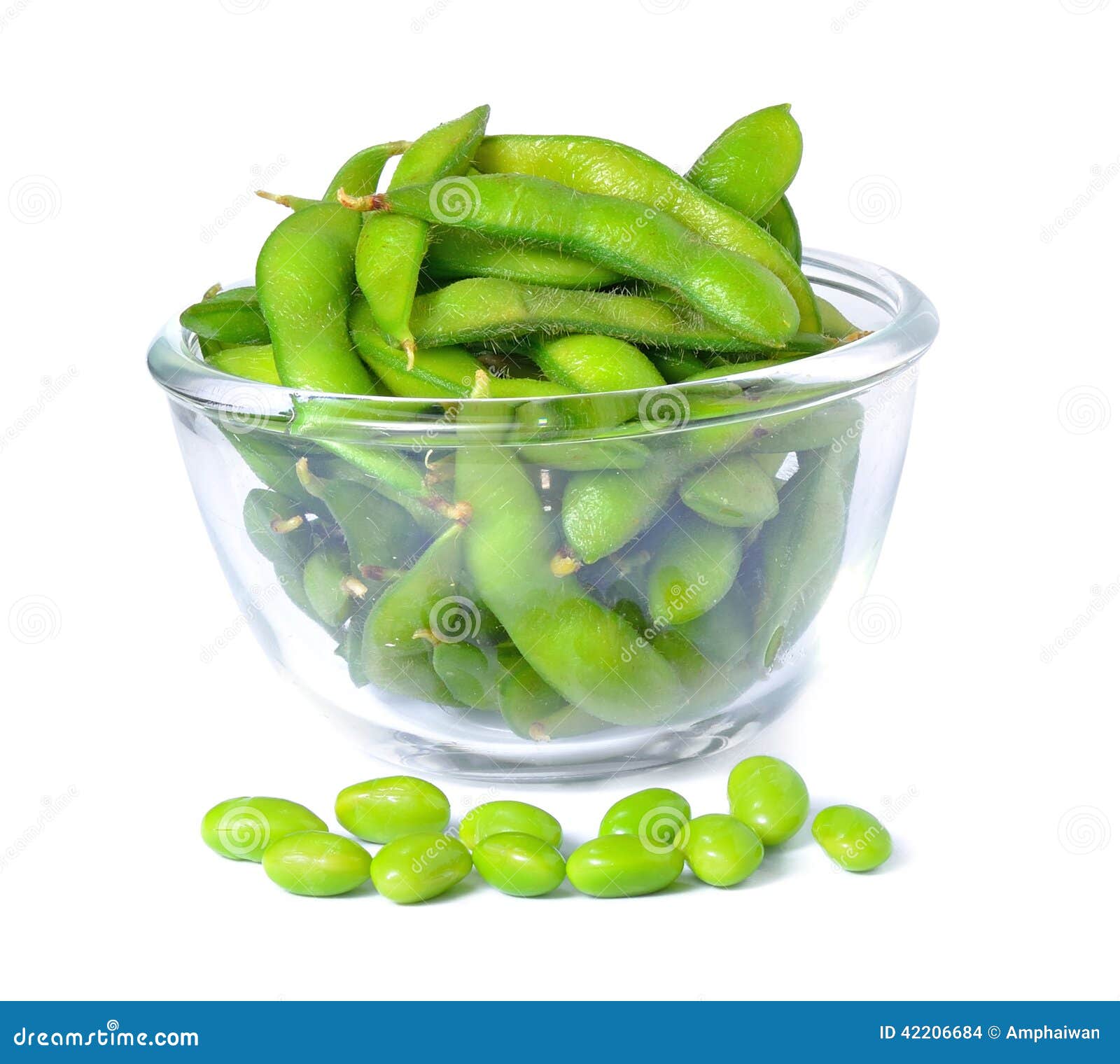Edamame soy beans shelled stock photo. Image of background 42206684