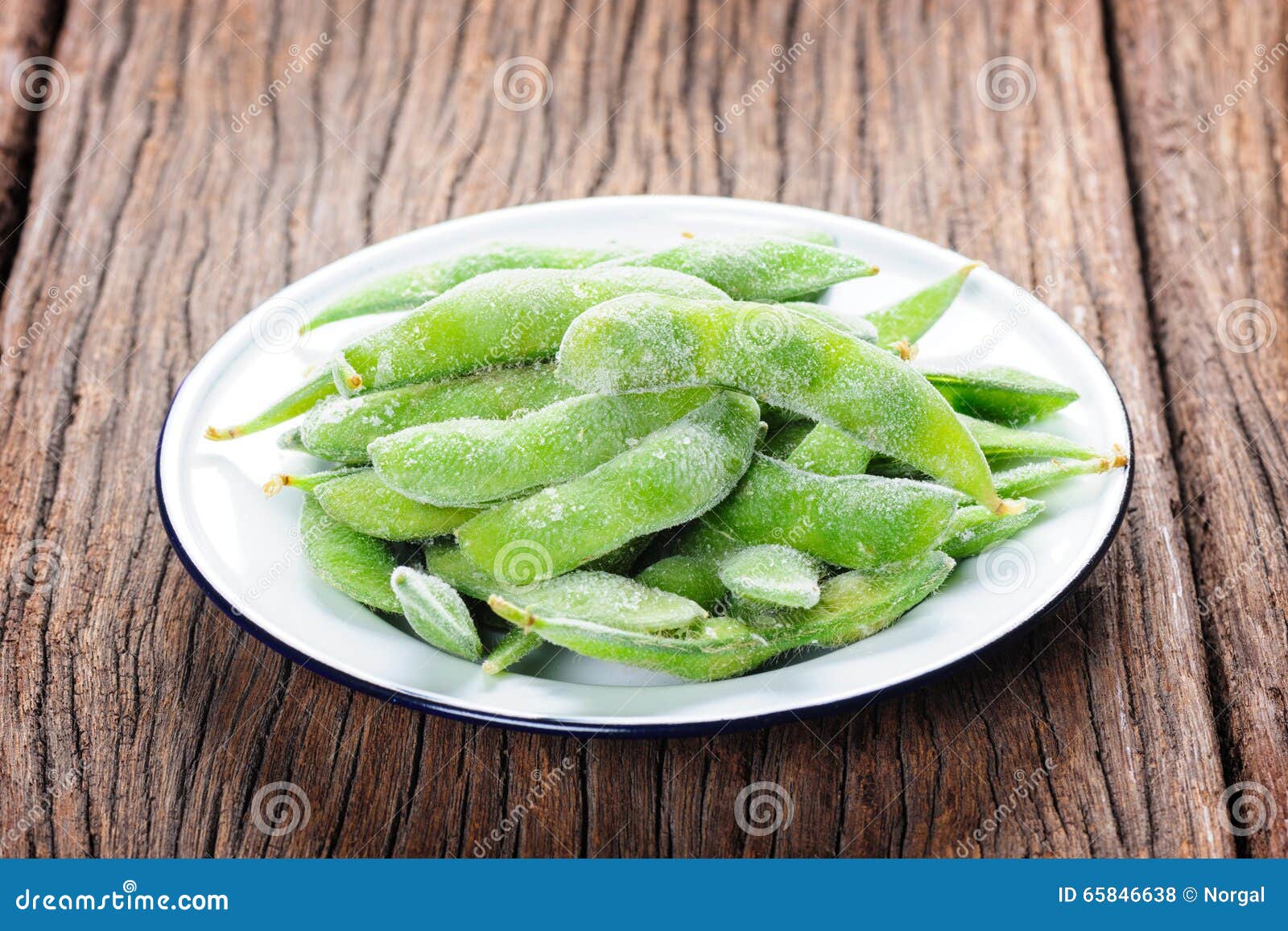 Edamame soybeans stock photo. Image of beans, steamed 65846638