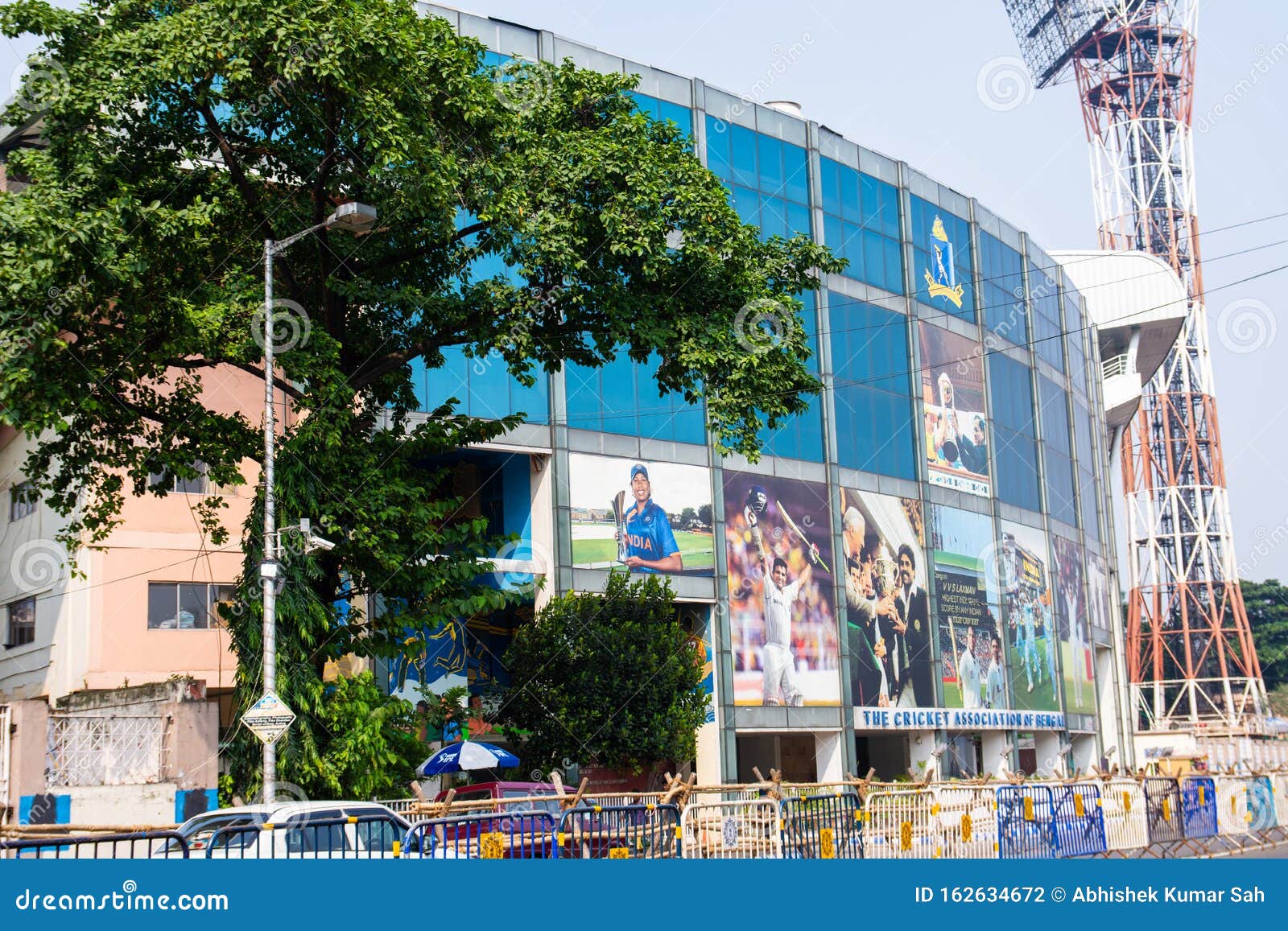 Eden Gardens Cricket Stadium Kolkata India Editorial Photography