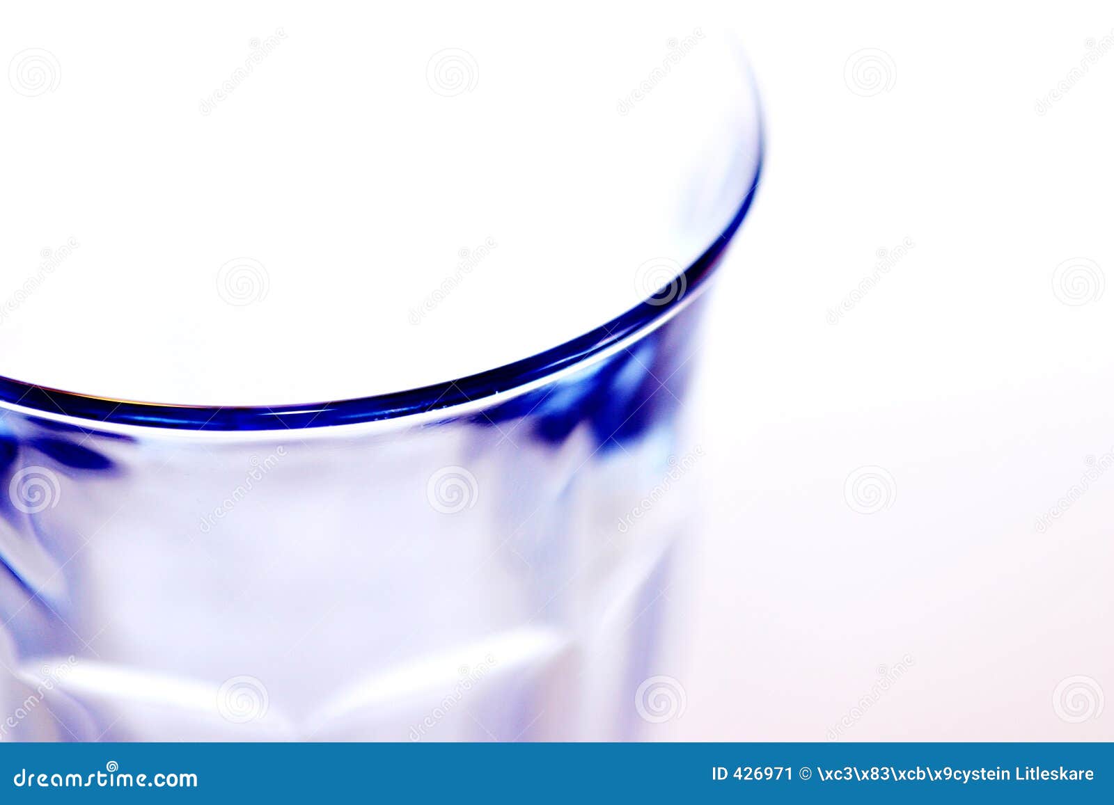 Edge of glass stock image. Image of colour, glass, white 426971
